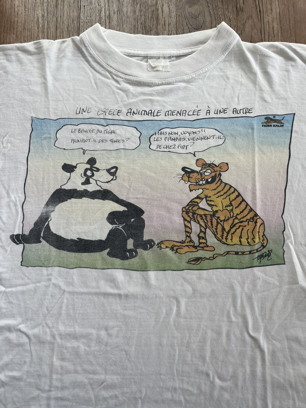 Vintage Vintage TIGER BALM Promo company Funny Art 90’s T-shirt Size US L / EU 52-54 / 3 - 5 Thumbnail