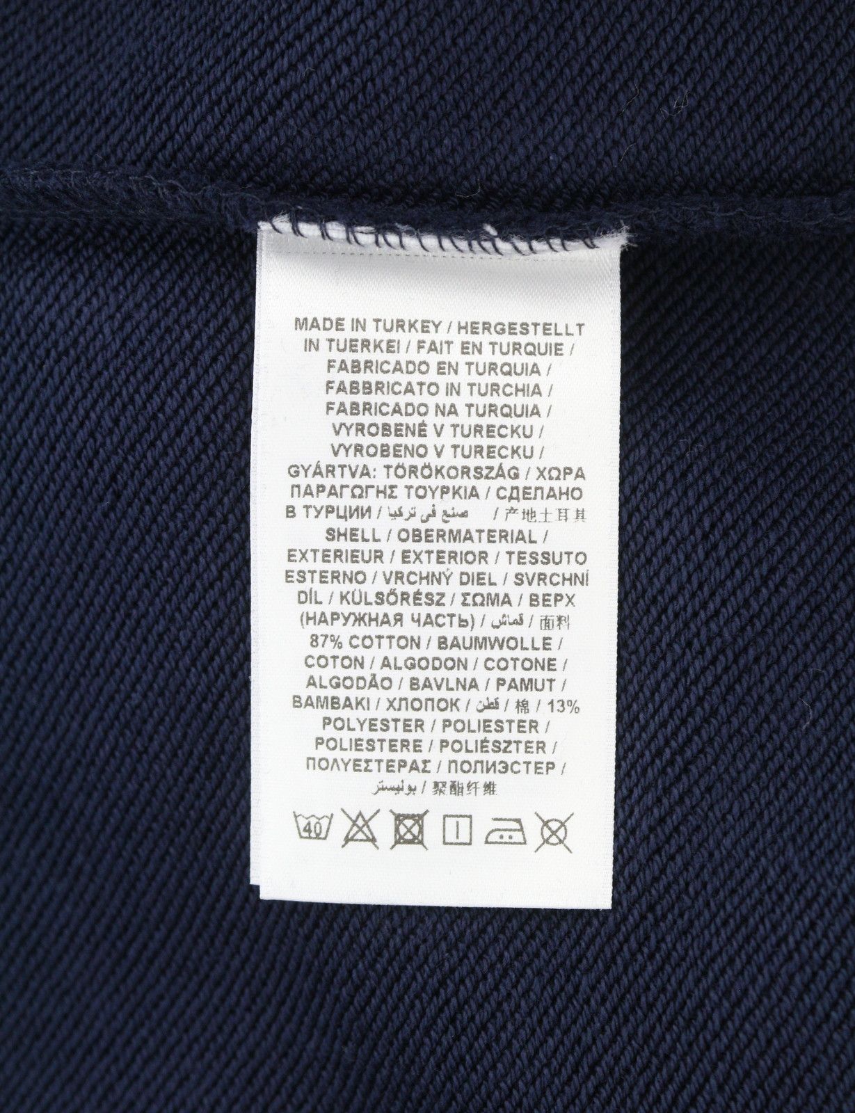 Gant C-NECK 2XL Evening Blue Logo Sweatshirt 87321 Size US XXL / EU 58 / 5 - 8 Thumbnail