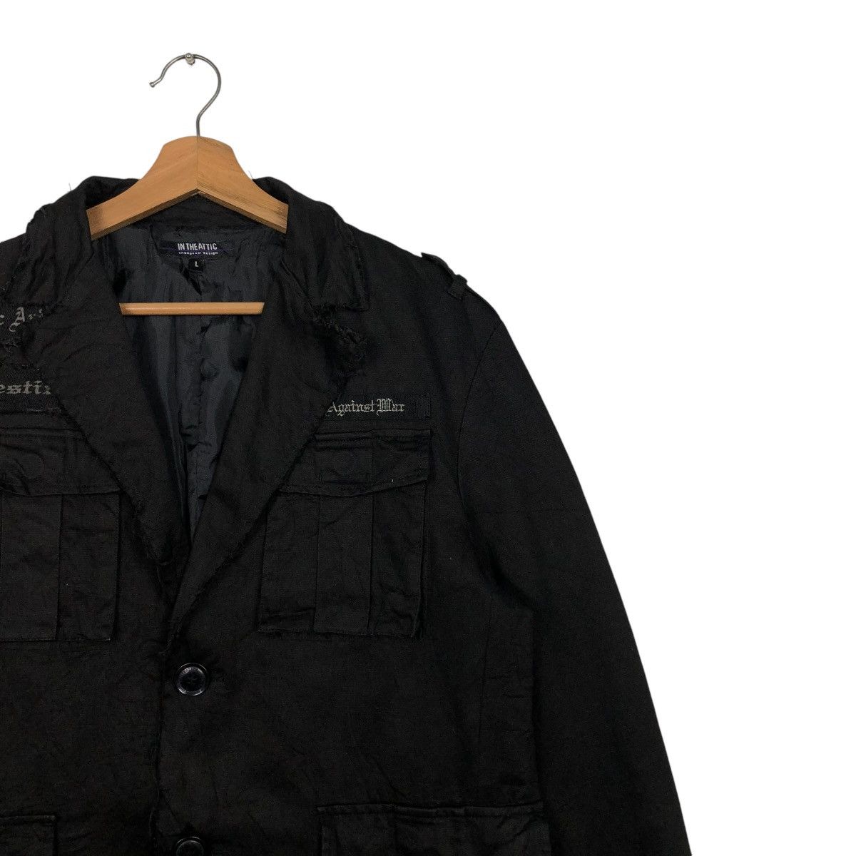 In The Attic 🔥VINTAGE BIKER PUNK JACKET DISTRESSED IN THE ATTIC Size US L / EU 52-54 / 3 - 8 Thumbnail