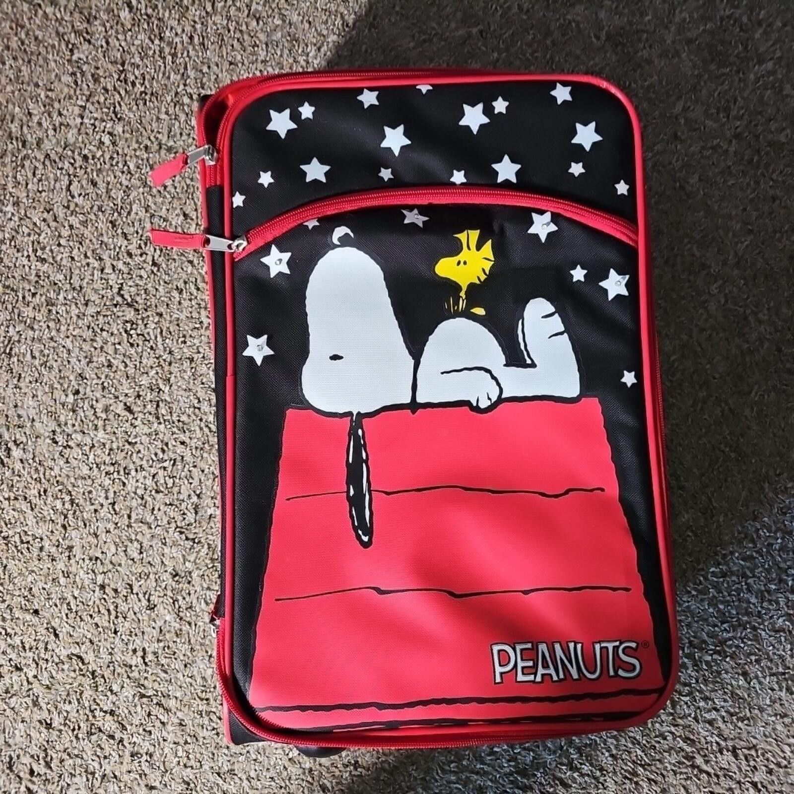Peanuts Peanuts Snoopy Woodstock Rolling Kids Carry On Luggage Size ONE SIZE - 1 Thumbnail