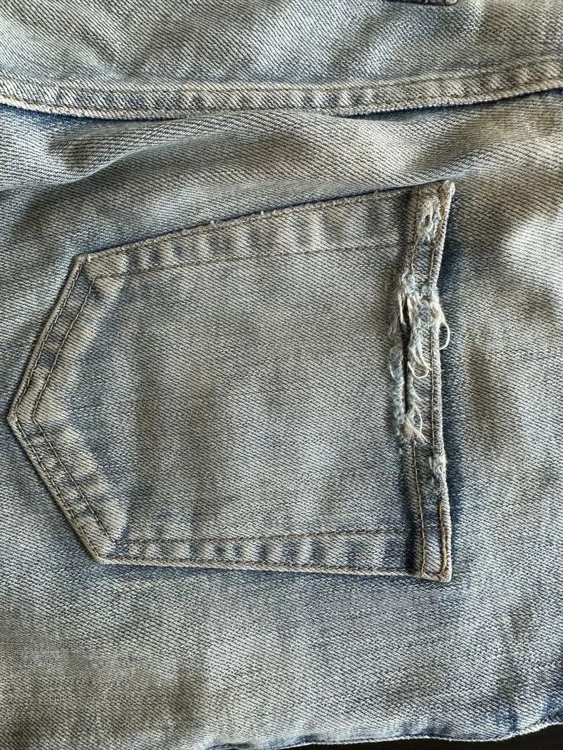 Saint Laurent Paris Saint Laurent Washed Ripped Denim Jeans. Size US 29 - 2 Thumbnail