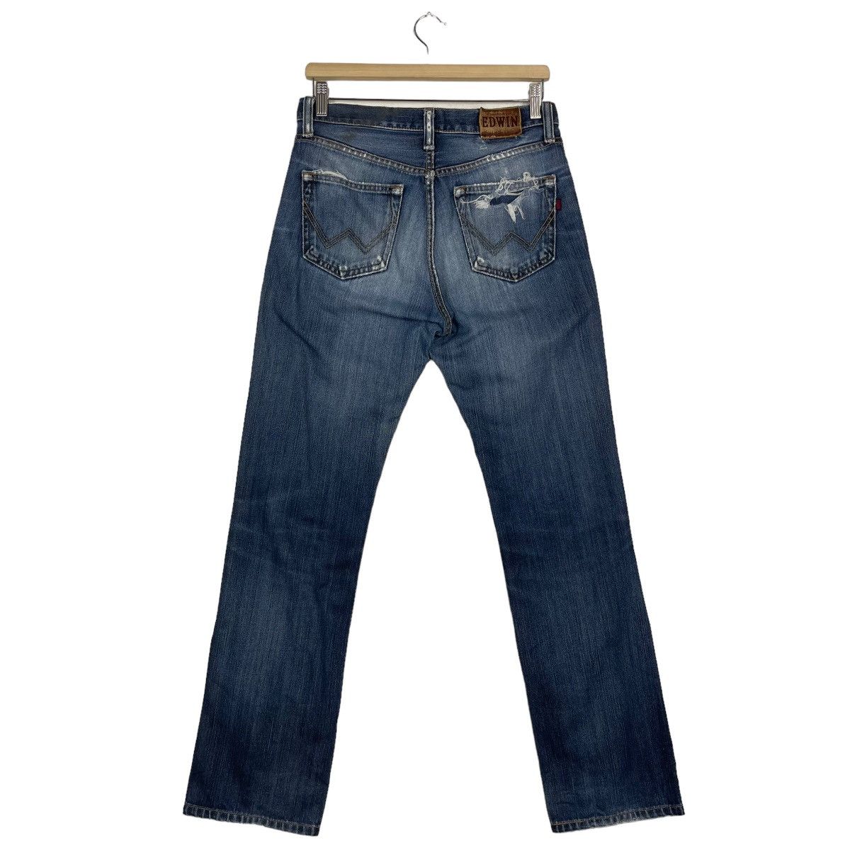 Edwin EDWIN FLARE JEANS ZIPPER FLY DENIM Size US 32 / EU 48 - 7 Thumbnail