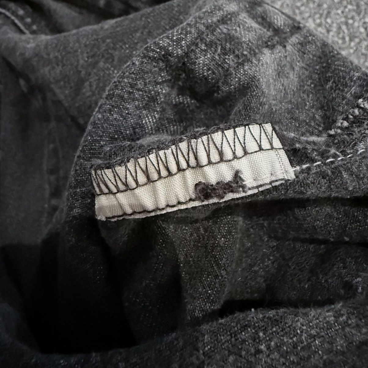 Le Grande Bleu (L.G.B.) Vintage 90s Y2K Levis 501 Black Sun Faded Denim HG LGB Style Size US 31 - 15 Thumbnail