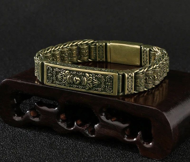 Handmade Multiplier Vajra Six Words Chains Bracelets Size ONE SIZE - 2 Thumbnail