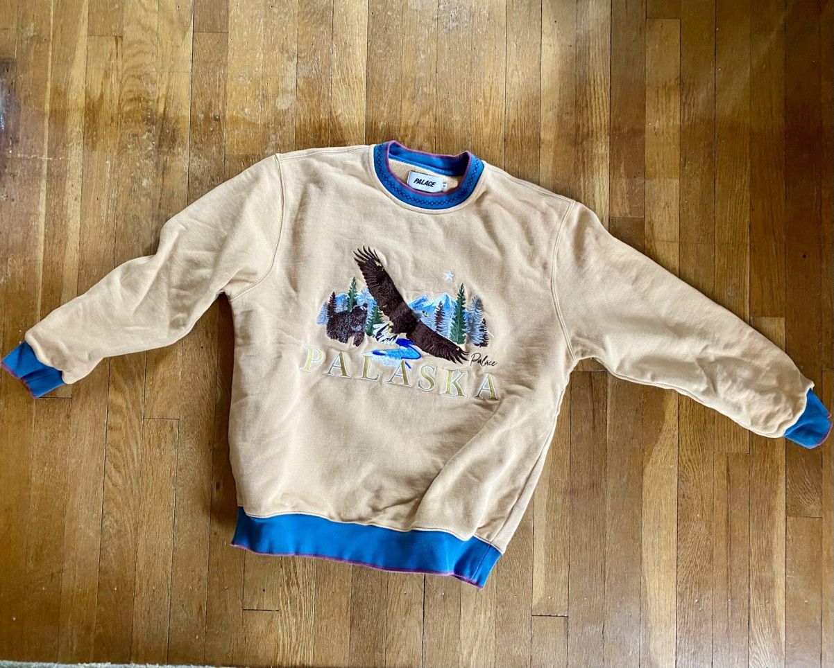 Palace Palace Palaska EMB Crew Size US M / EU 48-50 / 2 - 2 Thumbnail