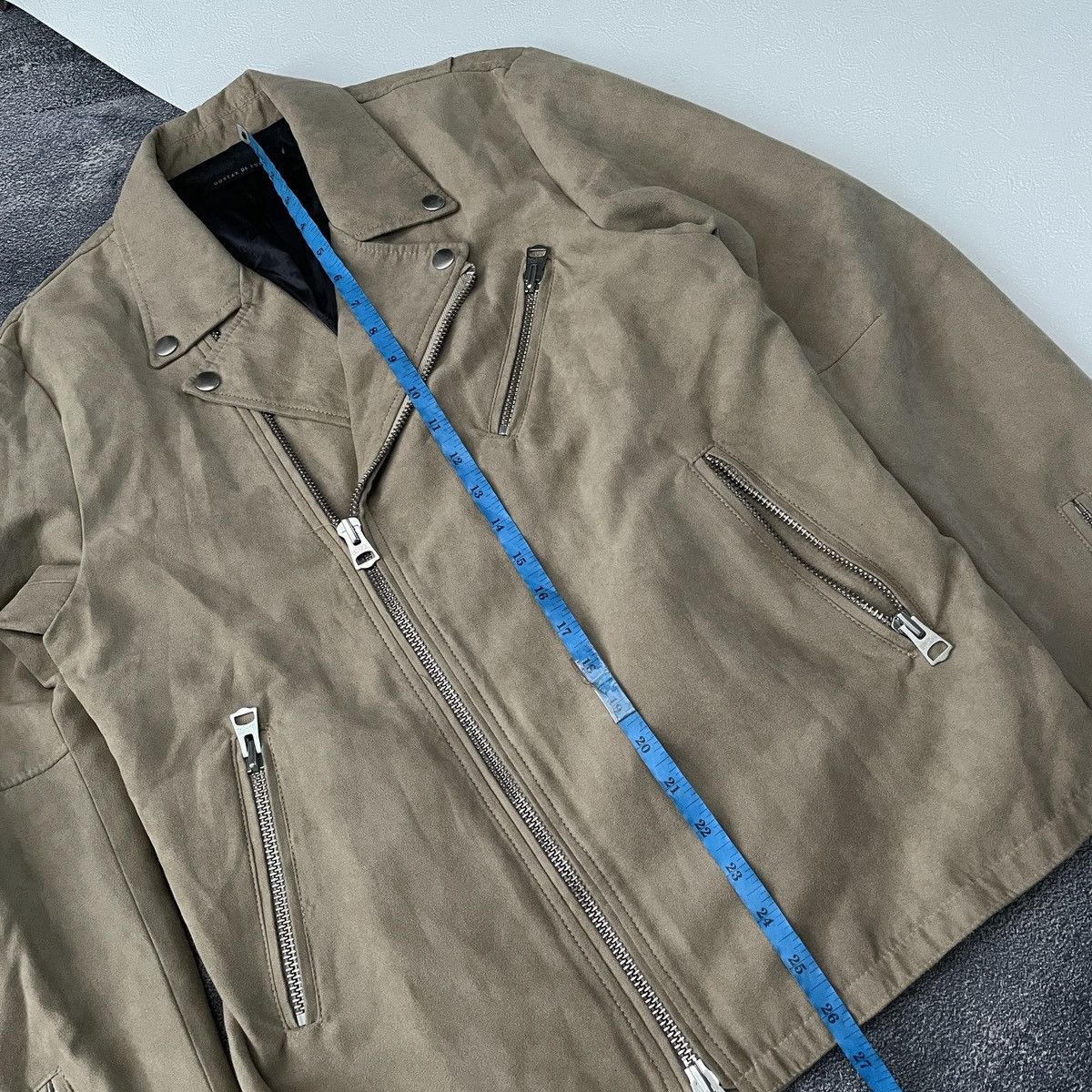 RARE🔥 Gostar De Fuga suede biker jacket