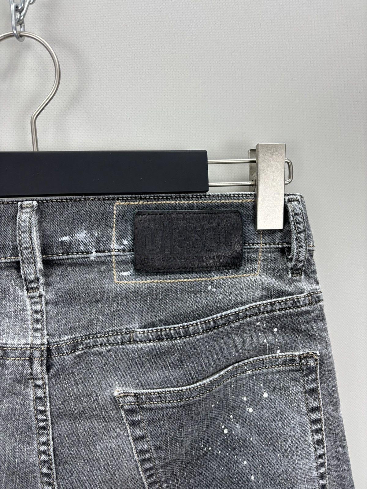 Diesel Mens jeans Y2k Diesel Size 30 Color Gray Size US 30 / EU 46 - 8 Thumbnail