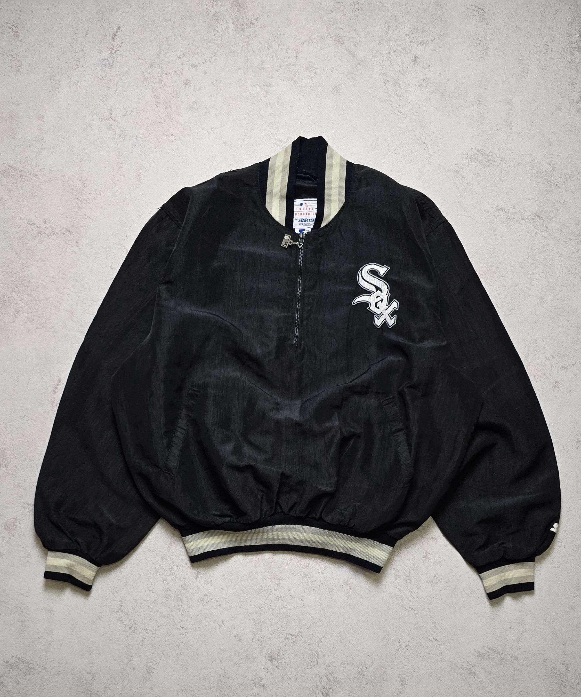 Starter VTG Starter Chicago White Sox Jacket MLB Pullover Half Zip Size US L / EU 52-54 / 3 - 1 Thumbnail