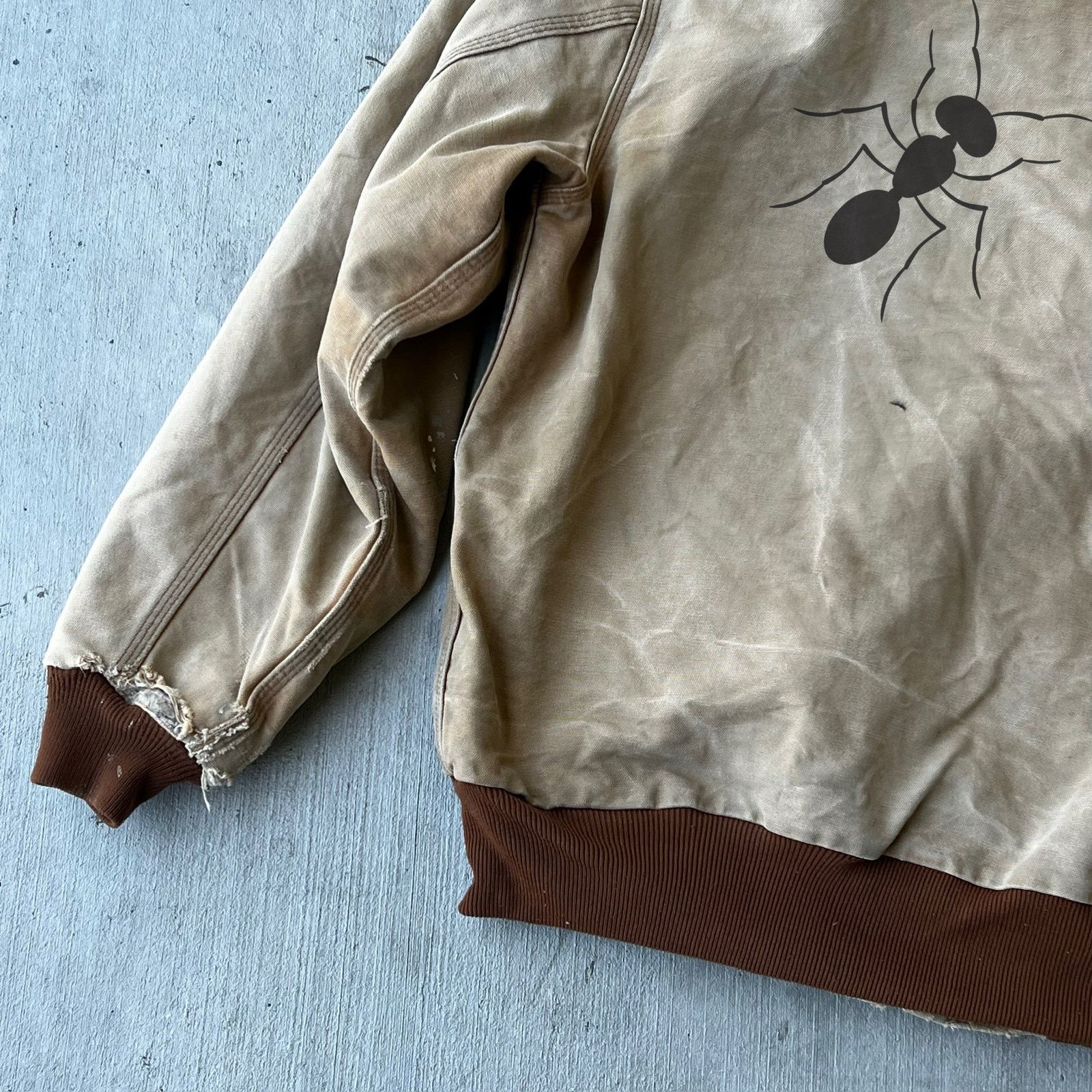 Carhartt × Vintage Carhartt J158 BRN brown hooded work wear jacket Size US L / EU 52-54 / 3 - 13 Thumbnail