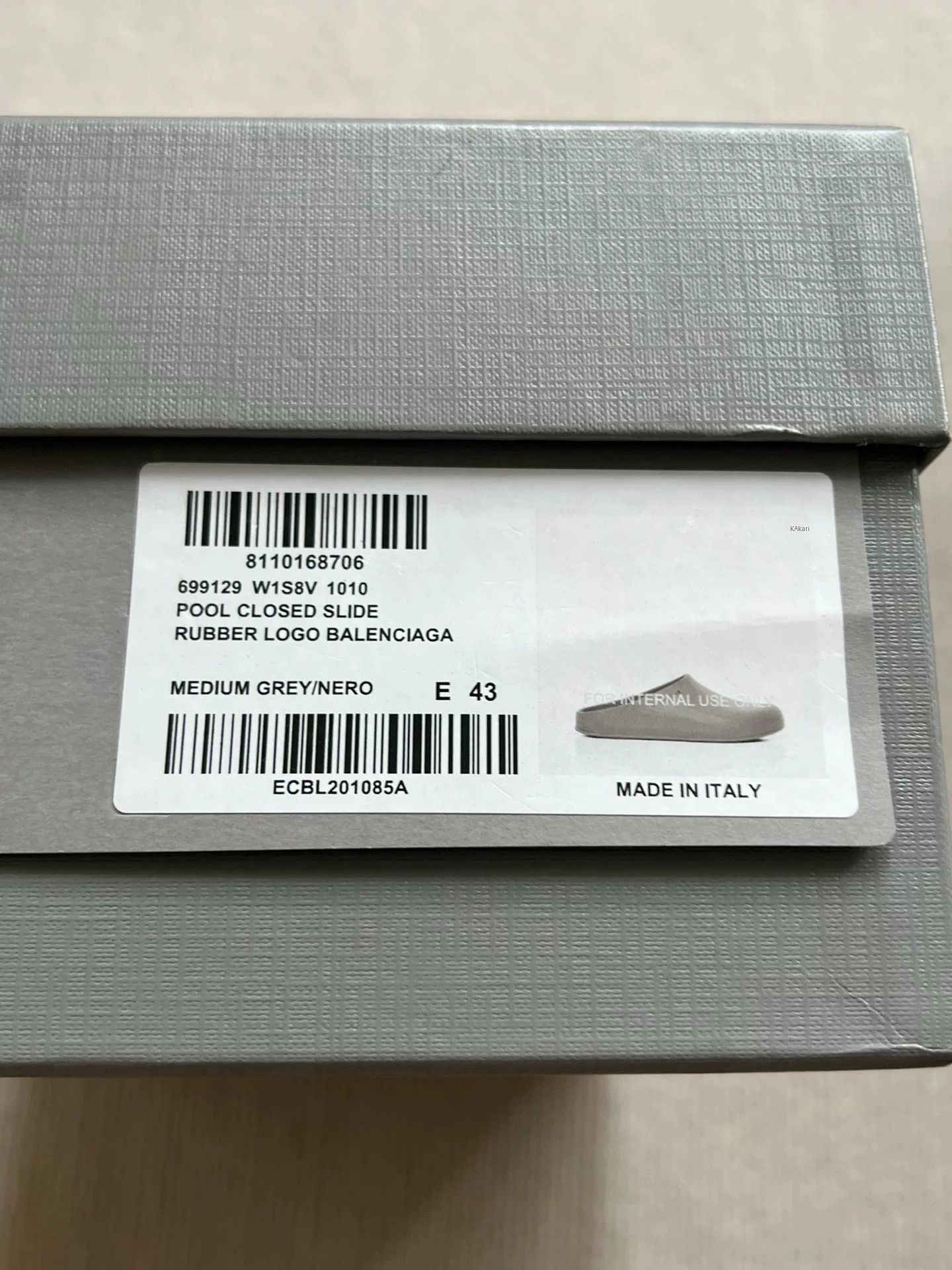 Balenciaga Balenciaga Pearl Gray Closed-Toe Mules Size US 10 / EU 43 - 6 Thumbnail