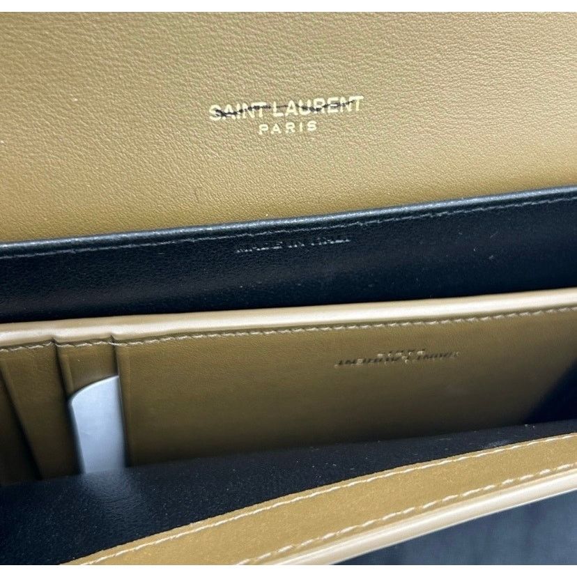 Yves Saint Laurent Saint Laurent Ysl Tan Leather Clutch/chain wallet Size ONE SIZE - 7 Thumbnail