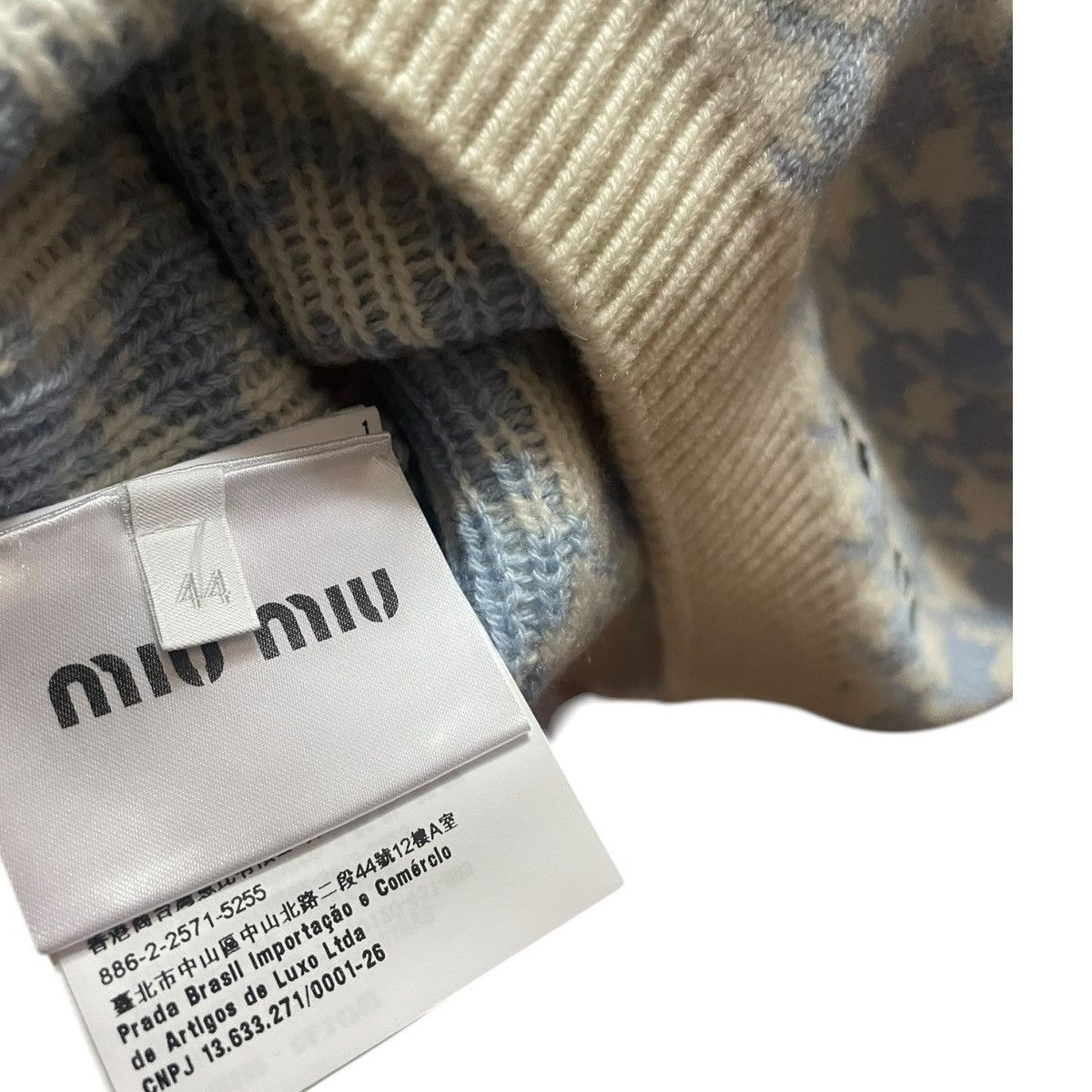 Miu Miu Crop top Miu Miu cashmere size L Size L / US 10 / IT 46 - 4 Thumbnail