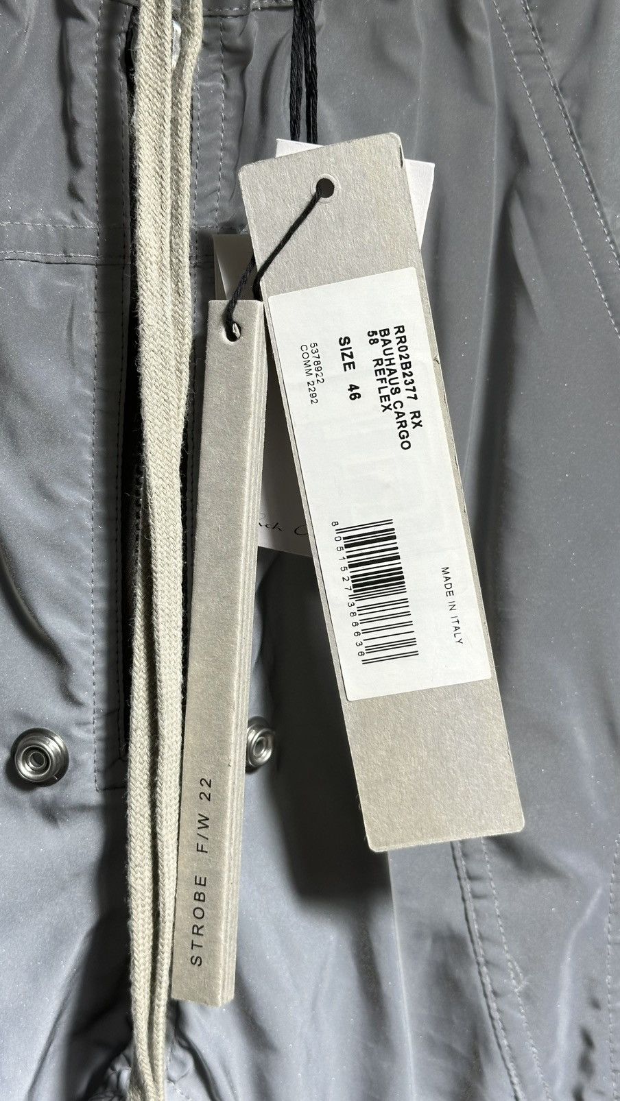 Rick Owens Rick Owens FW22 STROBE Bauhaus Jogger (46) Size US 36 / EU 52 - 7 Thumbnail