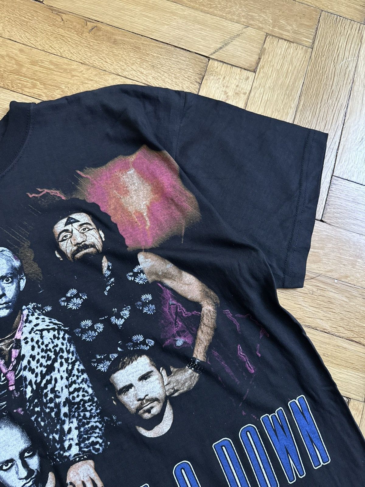 Vintage System of a Down Toxic Twins 2000s Rare Rock Band T- Shirt Size US L / EU 52-54 / 3 - 5 Thumbnail