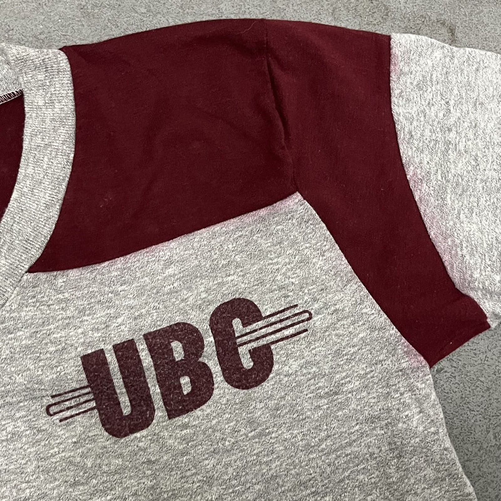 Champion × Vintage Vintage 1970’s Champion Blue Bar UBC Graphic T-shirt Small Size S / US 4 / IT 40 - 6 Thumbnail