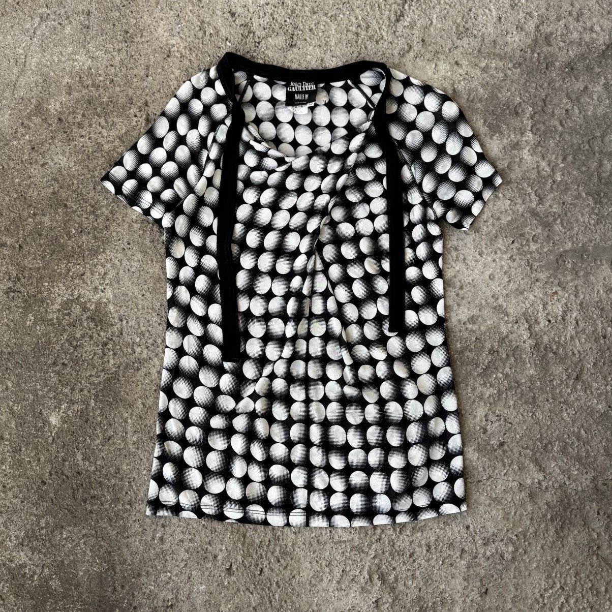 Jean Paul Gaultier Vintage Jean Paul Gaultier polka dot mesh top Size M / US 6-8 / IT 42-44 - 3 Thumbnail