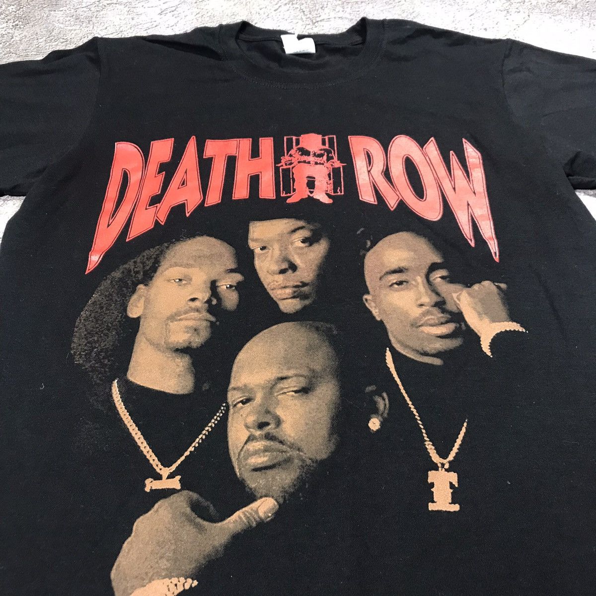 Vintage Vintage 90s Death Row Records Graphic Tee Rap Streetwear M Size US M / EU 48-50 / 2 - 2 Thumbnail