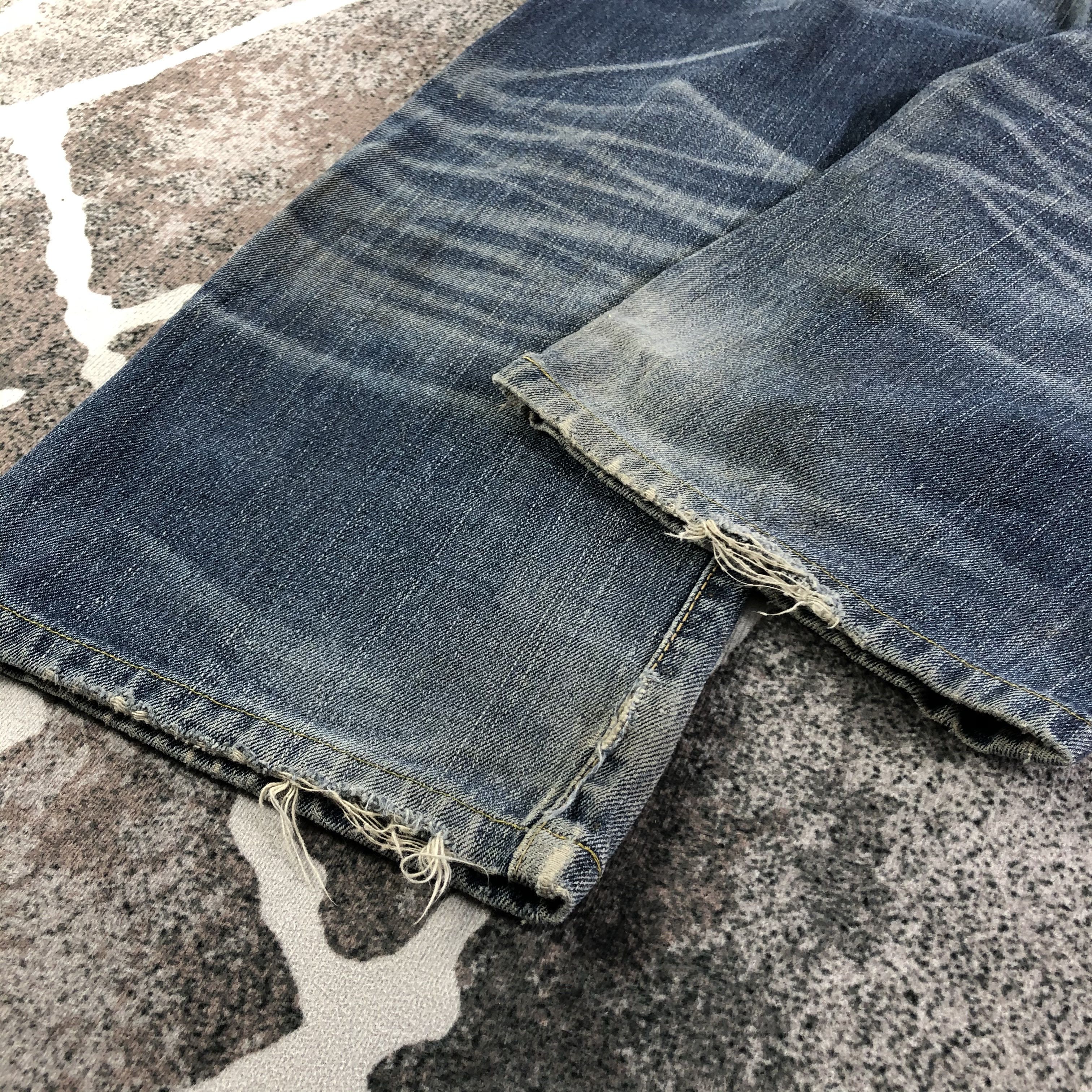 Edwin Vintage Edwin Selvedge Jeans Faded Blue Denim KJ2276 Size US 32 / EU 48 - 6 Thumbnail