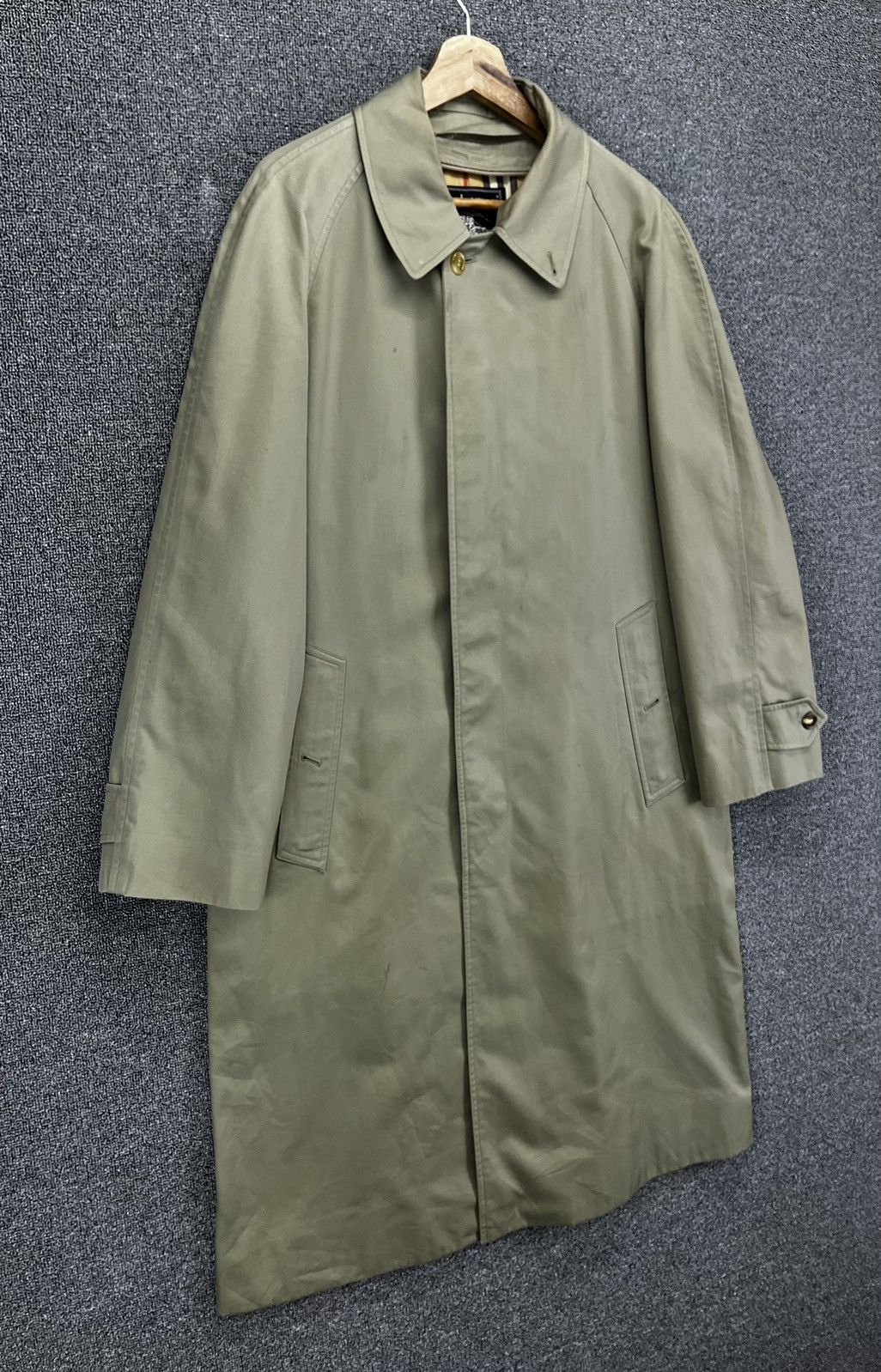 Burberry Vintage Burberry Nova Check Trench Coat Long Jacket Size US L / EU 52-54 / 3 - 2 Thumbnail