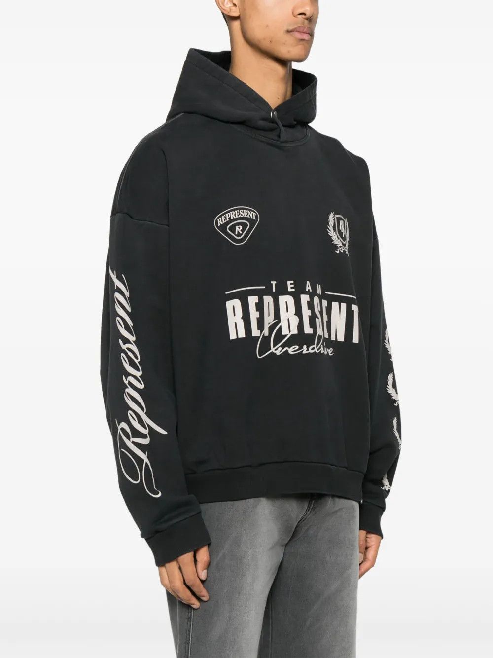 Represent Clo. o1mle1125 World Championship Hoodie in Black Size US XXL / EU 58 / 5 - 3 Thumbnail
