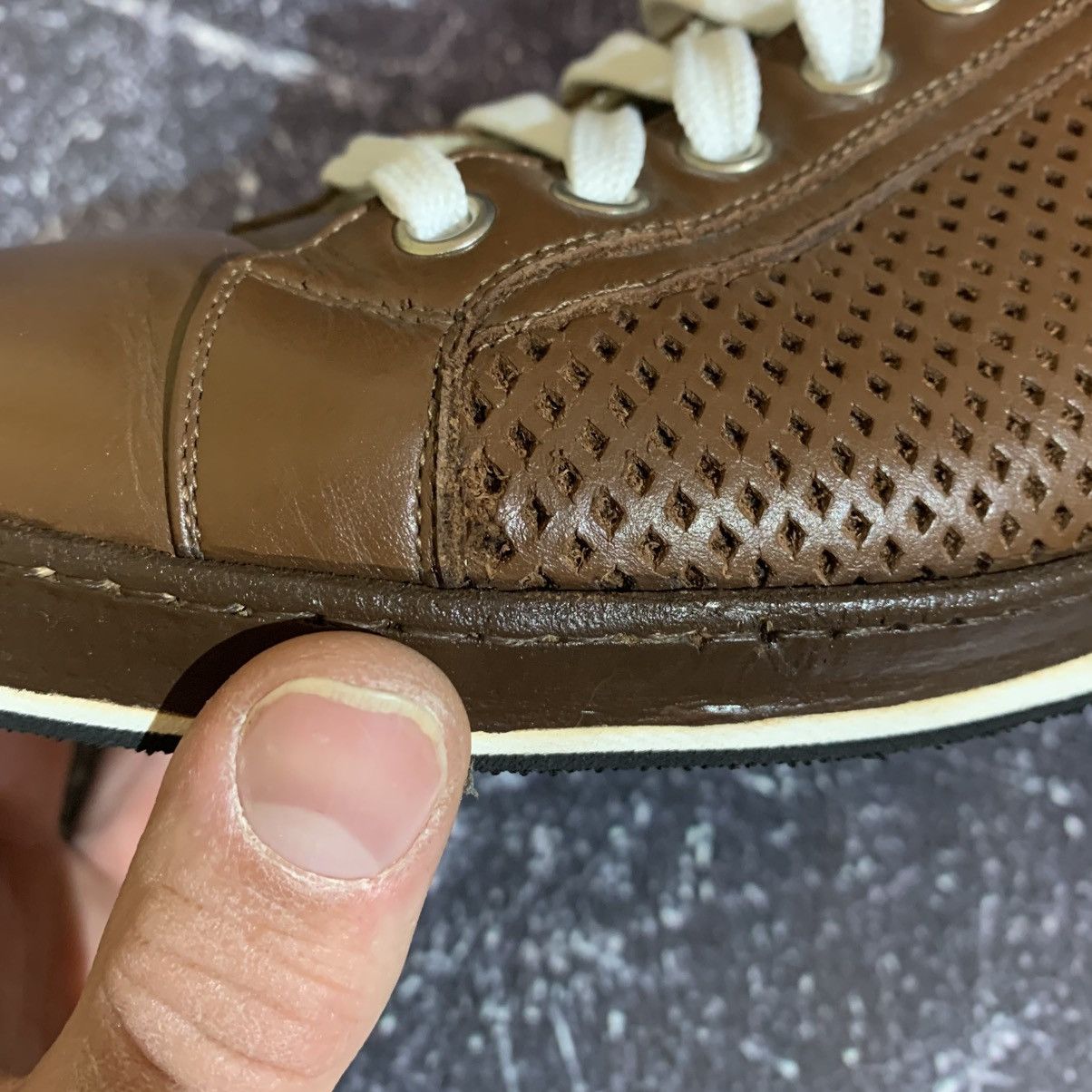 Canali Canali Leather men’s Sneakers Size 41 EU Size US 7.5 / EU 40-41 - 19 Thumbnail