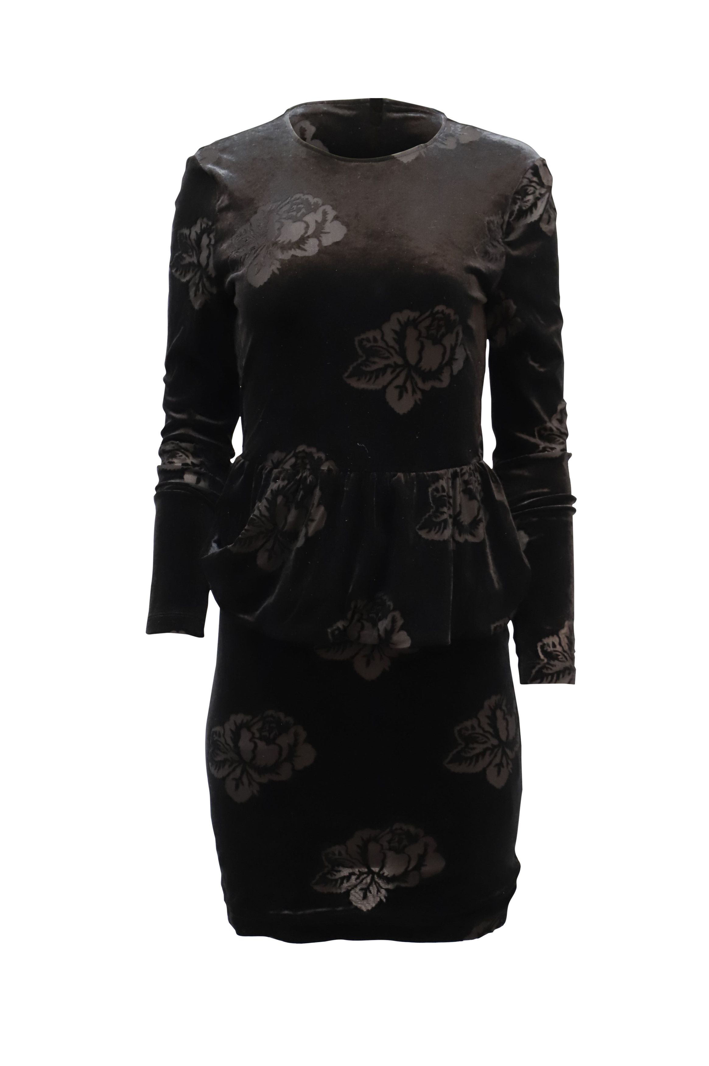 Ganni Ganni Bloomsbury Dress in Black Polyester Size XS / US 0-2 / IT 36-38 - 1 Thumbnail