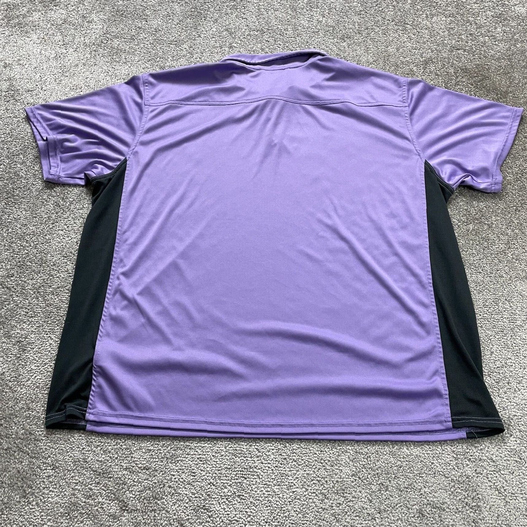 Vintage Columbia Polo Shirt Adult XXL Purple Black Short Sleeve Active Golf Mens Size US XXL / EU 58 / 5 - 2 Thumbnail