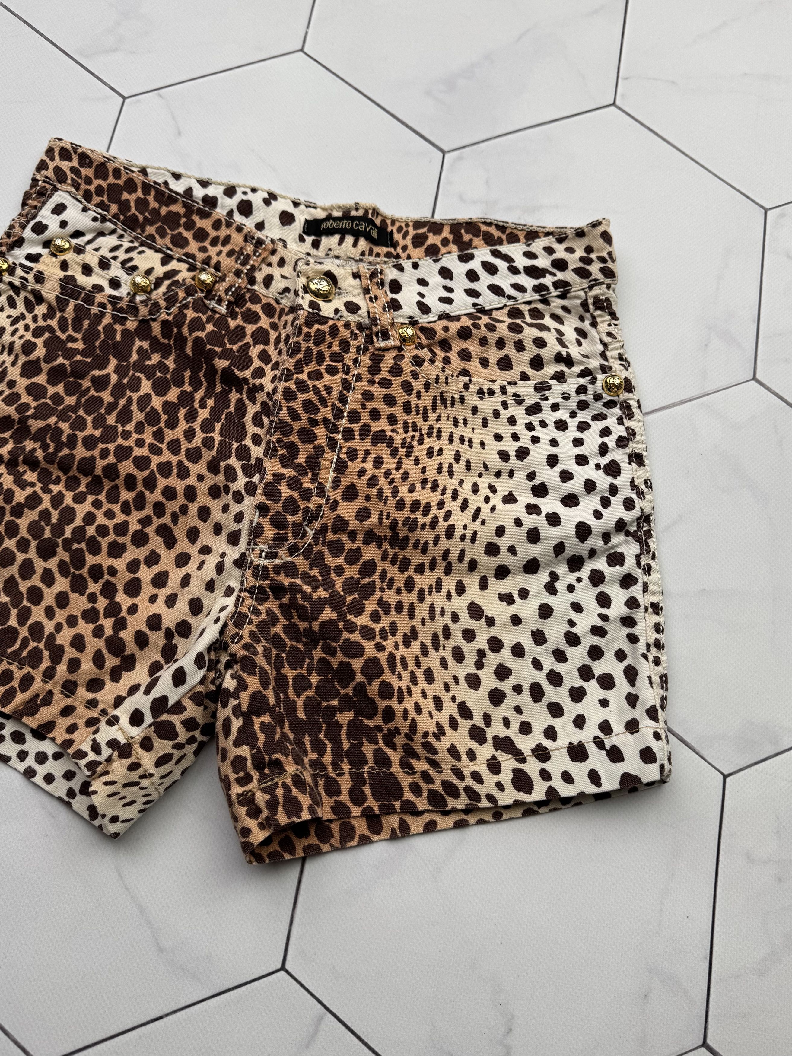 Just Cavalli Roberto Cavalli 2006 Mini Shorts (B138) Size 25" / US 0 / IT 36 - 3 Thumbnail