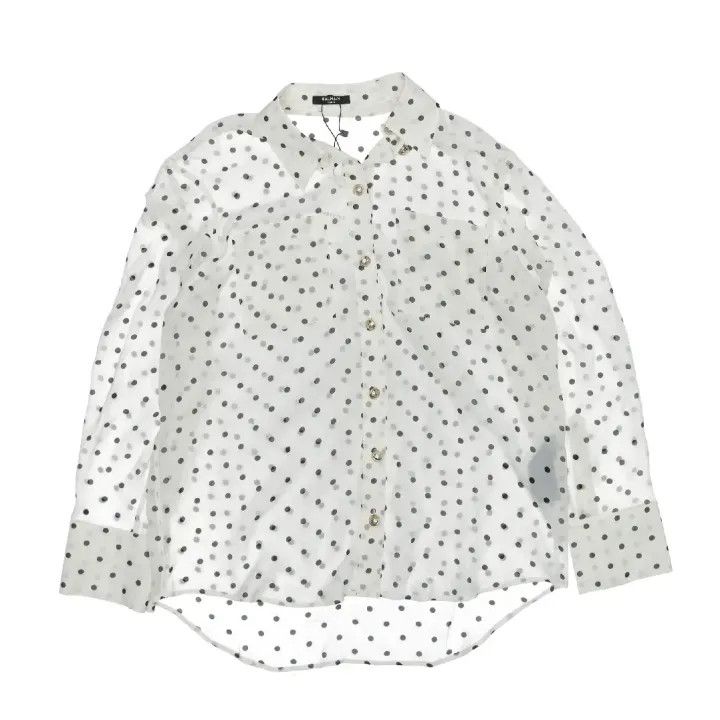 Balmain Balmain Polka Dot Long Sleeve Shirt 0079 Size US M / EU 48-50 / 2 - 1 Thumbnail
