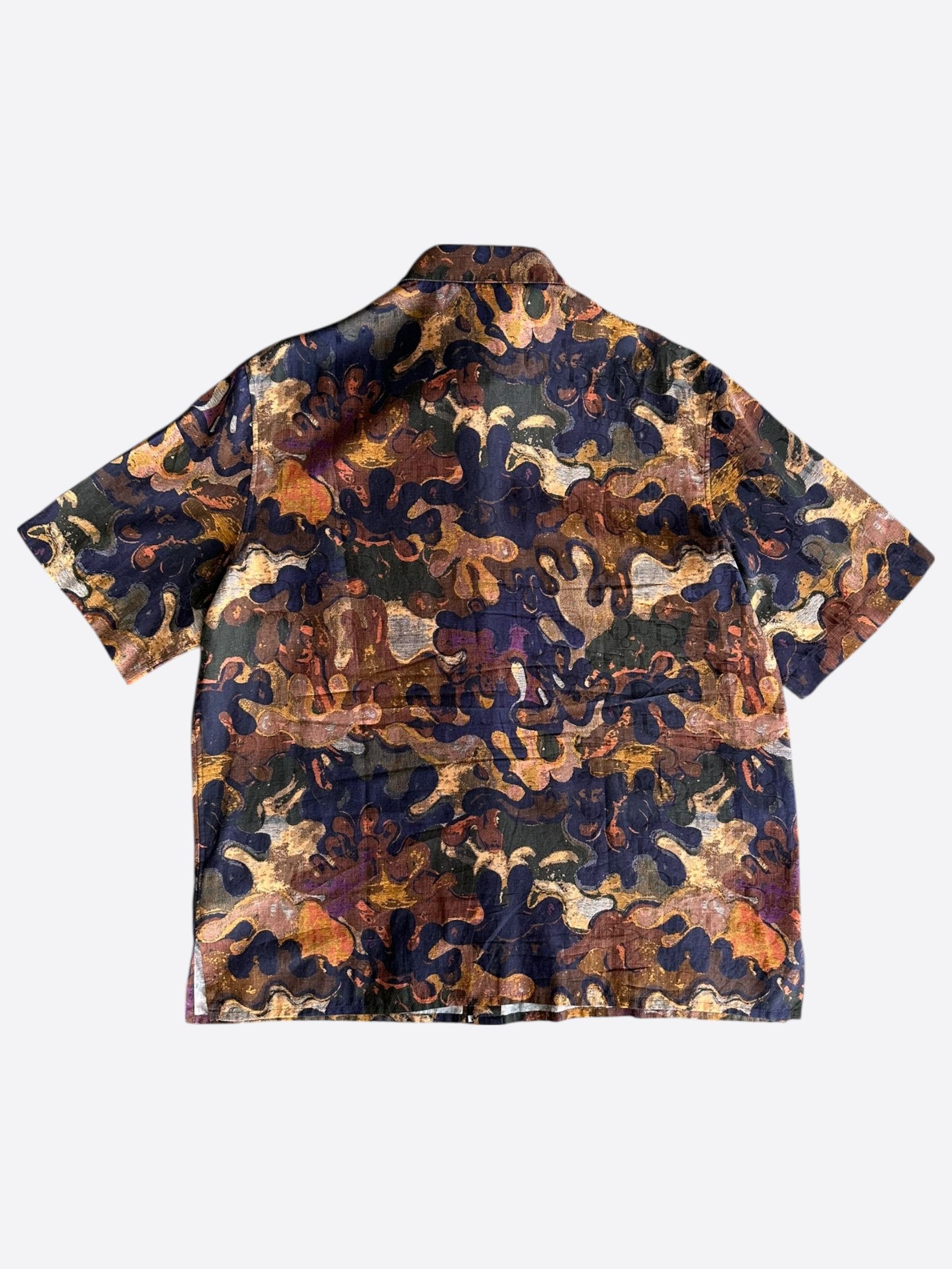 Dior Dior Peter Doig Camouflage Oblique Button Up Shirt Size US XL / EU 56 / 4 - 2 Thumbnail