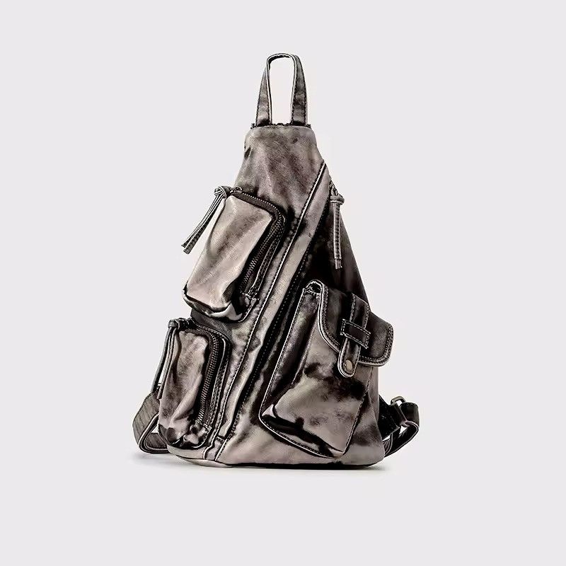 Other Washed Pu Leather Vintage Backpack Size ONE SIZE - 4 Thumbnail
