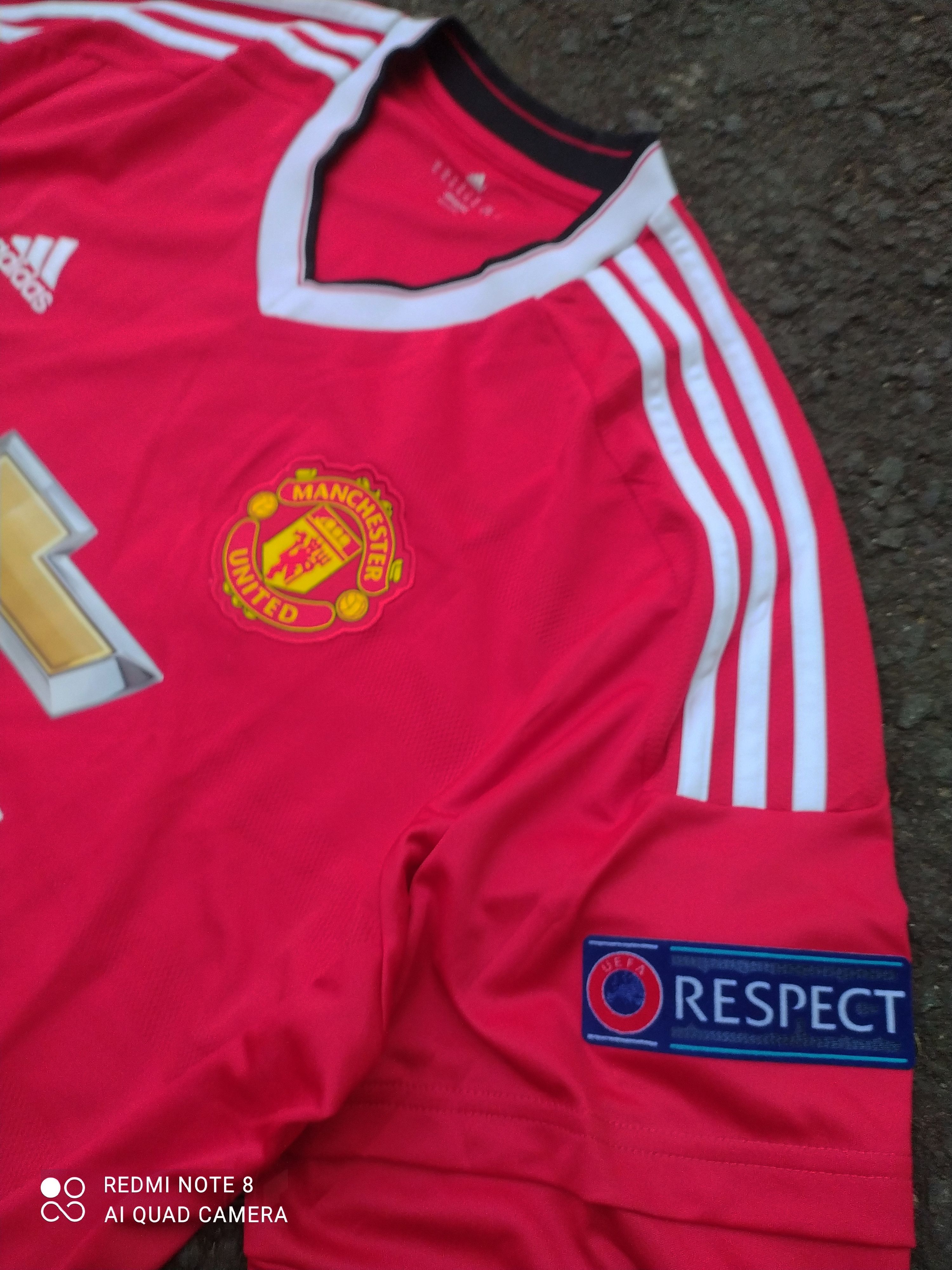Adidas Manchester United #7 Memphis Depay 15/16 Home LS Jersey Size US XL / EU 56 / 4 - 5 Thumbnail