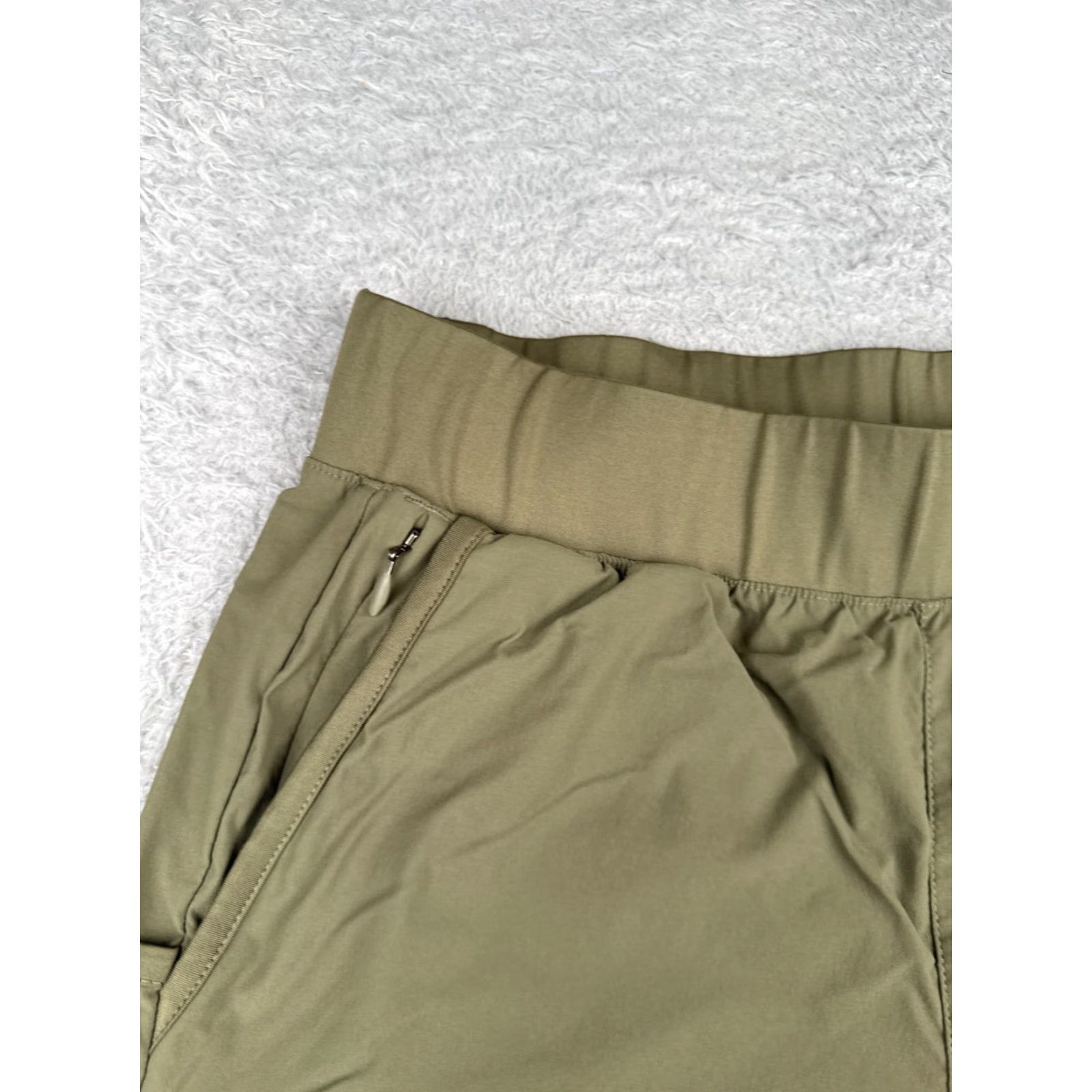 Vintage Columbia Shorts Women Large Green Chino Elastic Nylon Pull On Pockets 34x5 Size 36" / US 14 / IT 50 - 4 Thumbnail