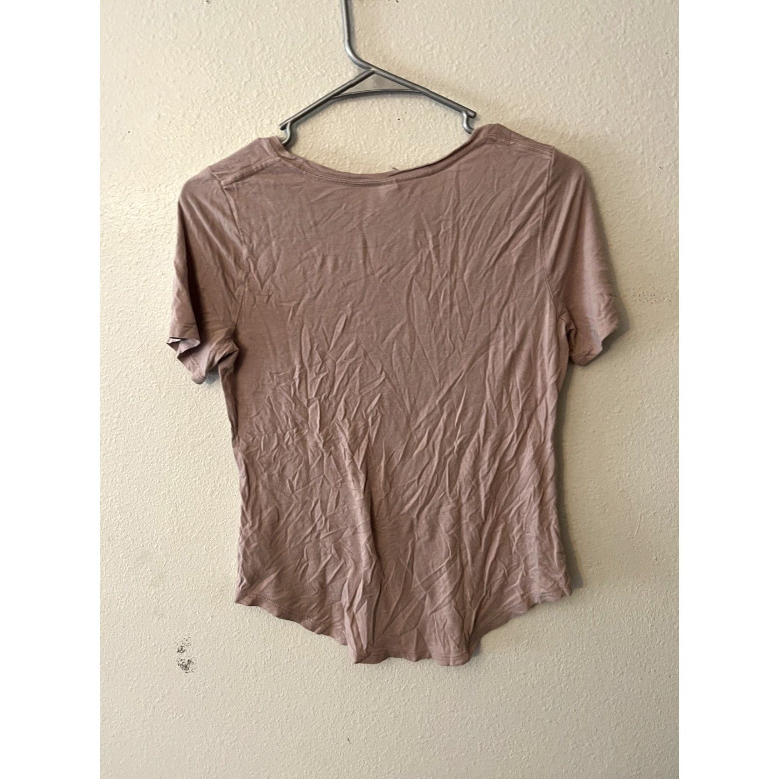 Old Navy VINTAGE Old Navy Stars Cotton T-Shirt Women's XS Light Pink Basic Crew Neck Short Sleeve Size XS / US 0-2 / IT 36-38 - 2 Thumbnail