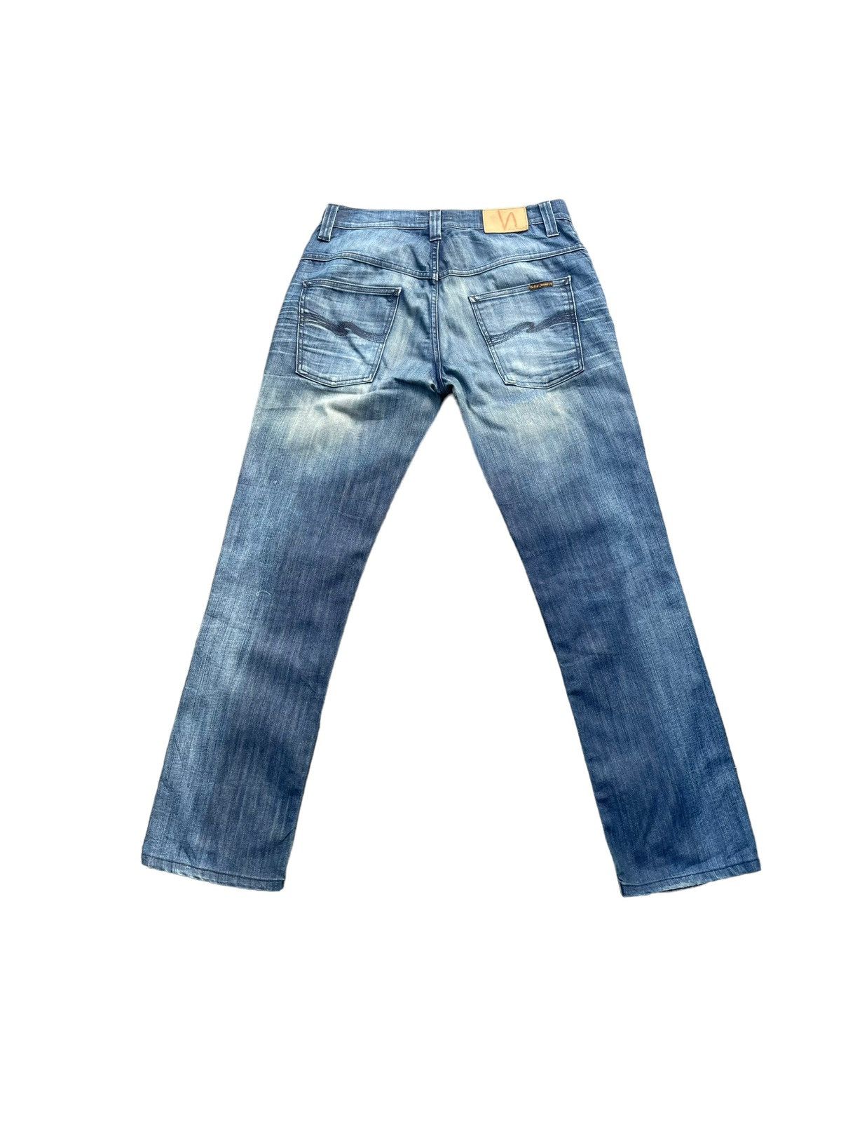 Nudie Jeans Nudie Thin Finn Faded Wash Denim Size US 33 - 7 Thumbnail