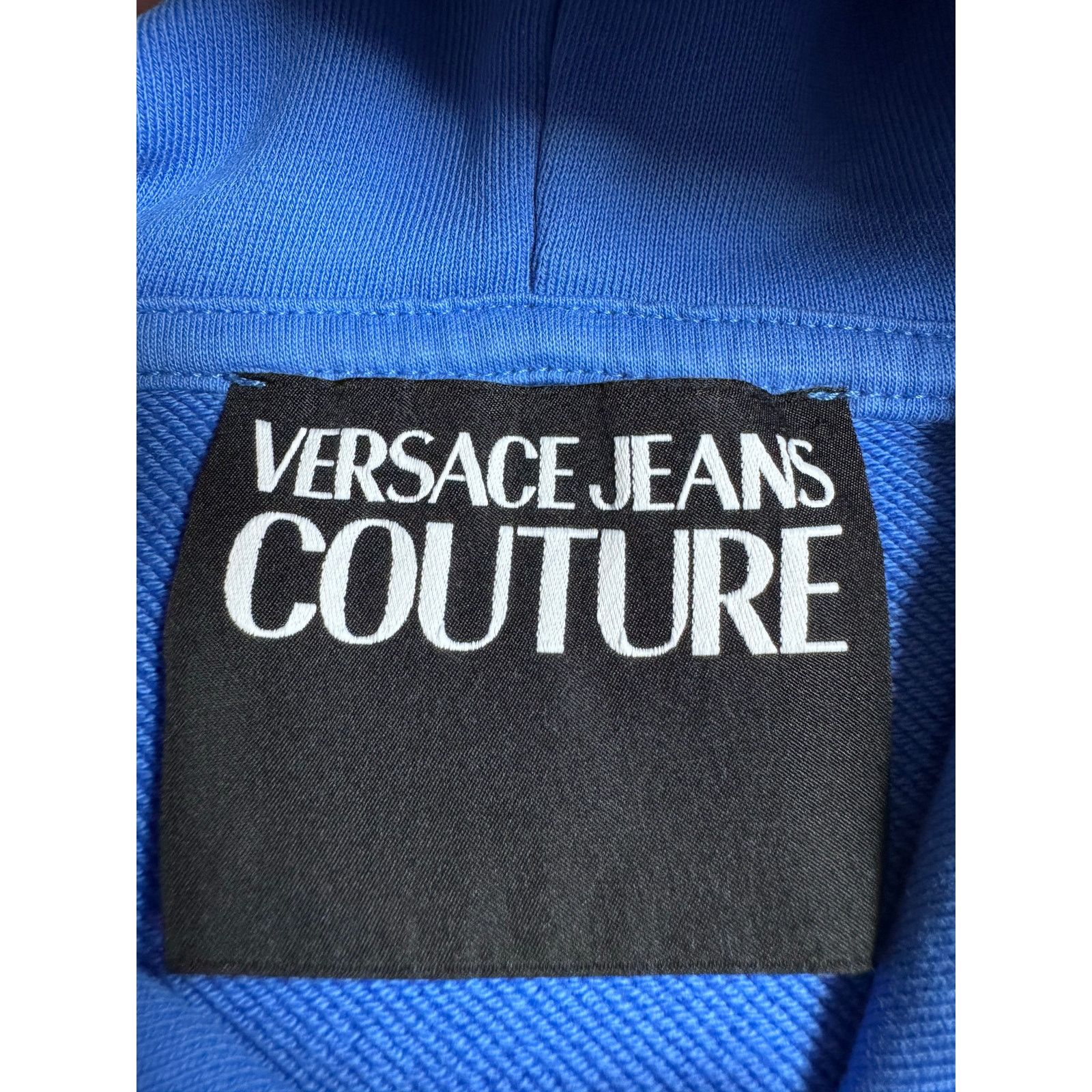 Versace Versace Jeans Couture Tape Logo Hoodie Sweatshirt Size L Size US L / EU 52-54 / 3 - 4 Thumbnail