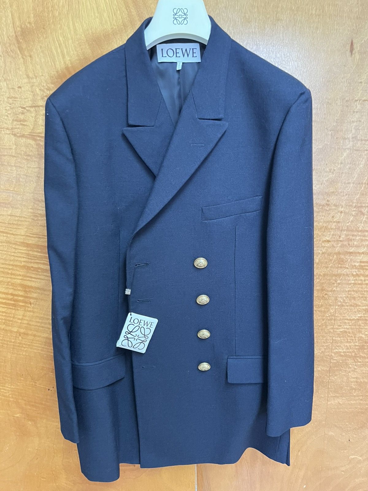 Loewe LOEWE Double- Breasted Blazer Size 44R - 1 Thumbnail