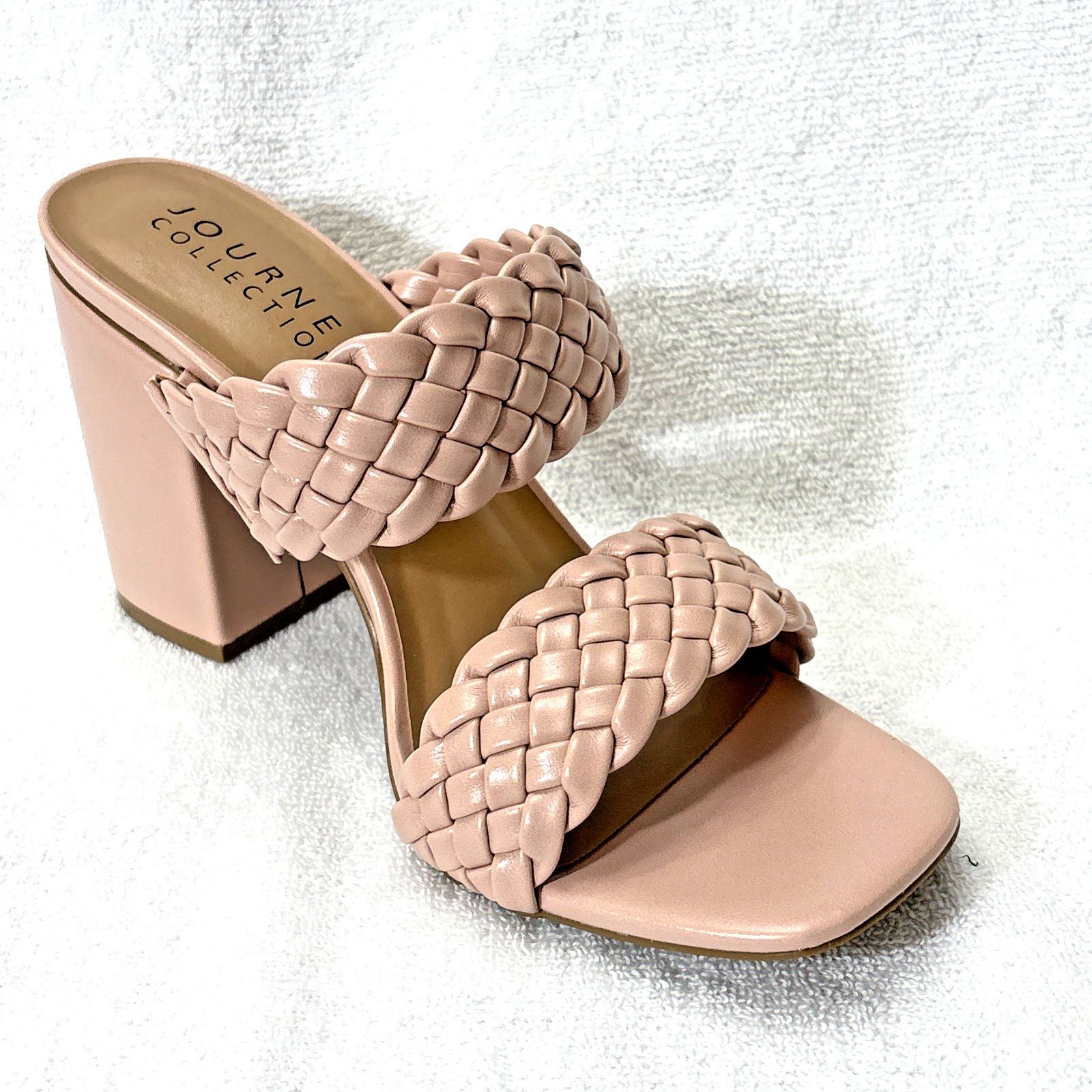 Other W593 Journee Pink Melissa Block Heel Dress Sandals Size 10 M Size US 10 / IT 40 - 1 Thumbnail