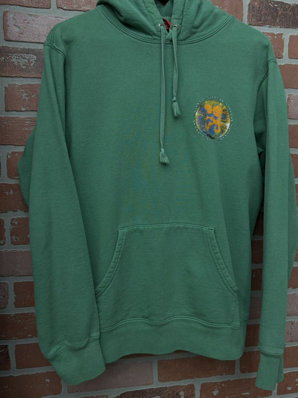 Supreme Size M - Supreme Embryo Hooded Sweatshirt Pine Green Size US M / EU 48-50 / 2 - 2 Thumbnail