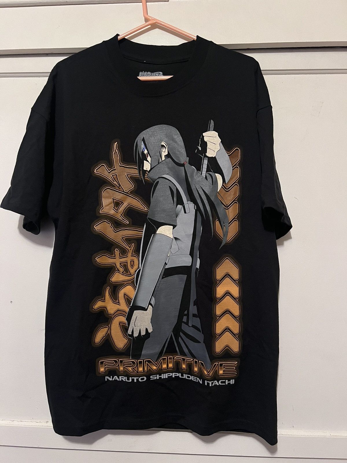 Hypland Hypland Naruto Shippuden Itachi Uchiha Assault Tee Black 
