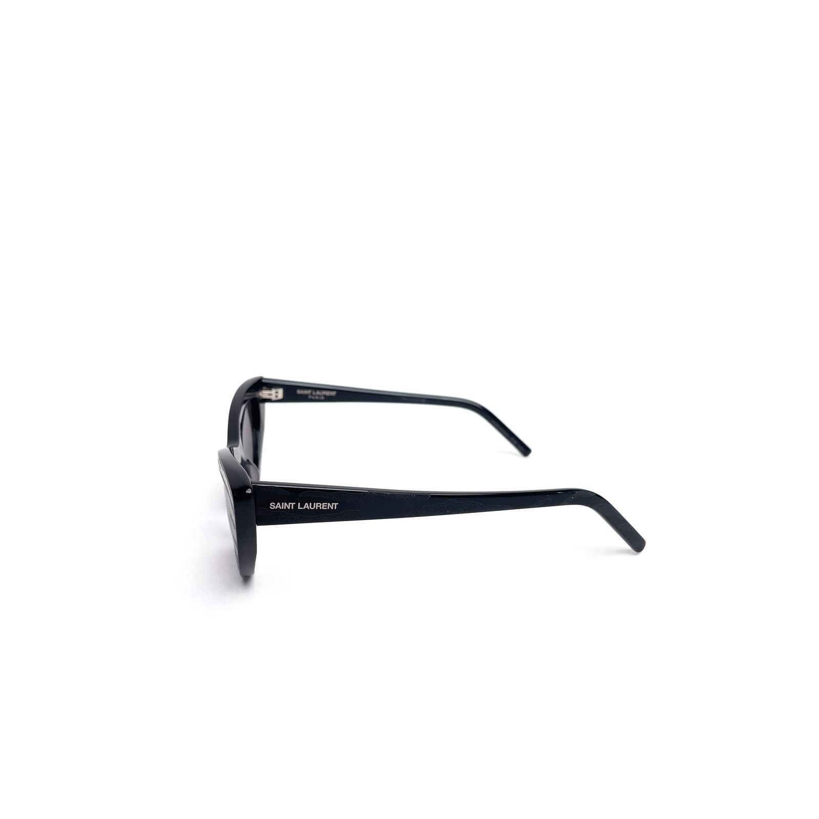 Yves Saint Laurent Black textured cat eye sunnies Size ONE SIZE - 4 Thumbnail
