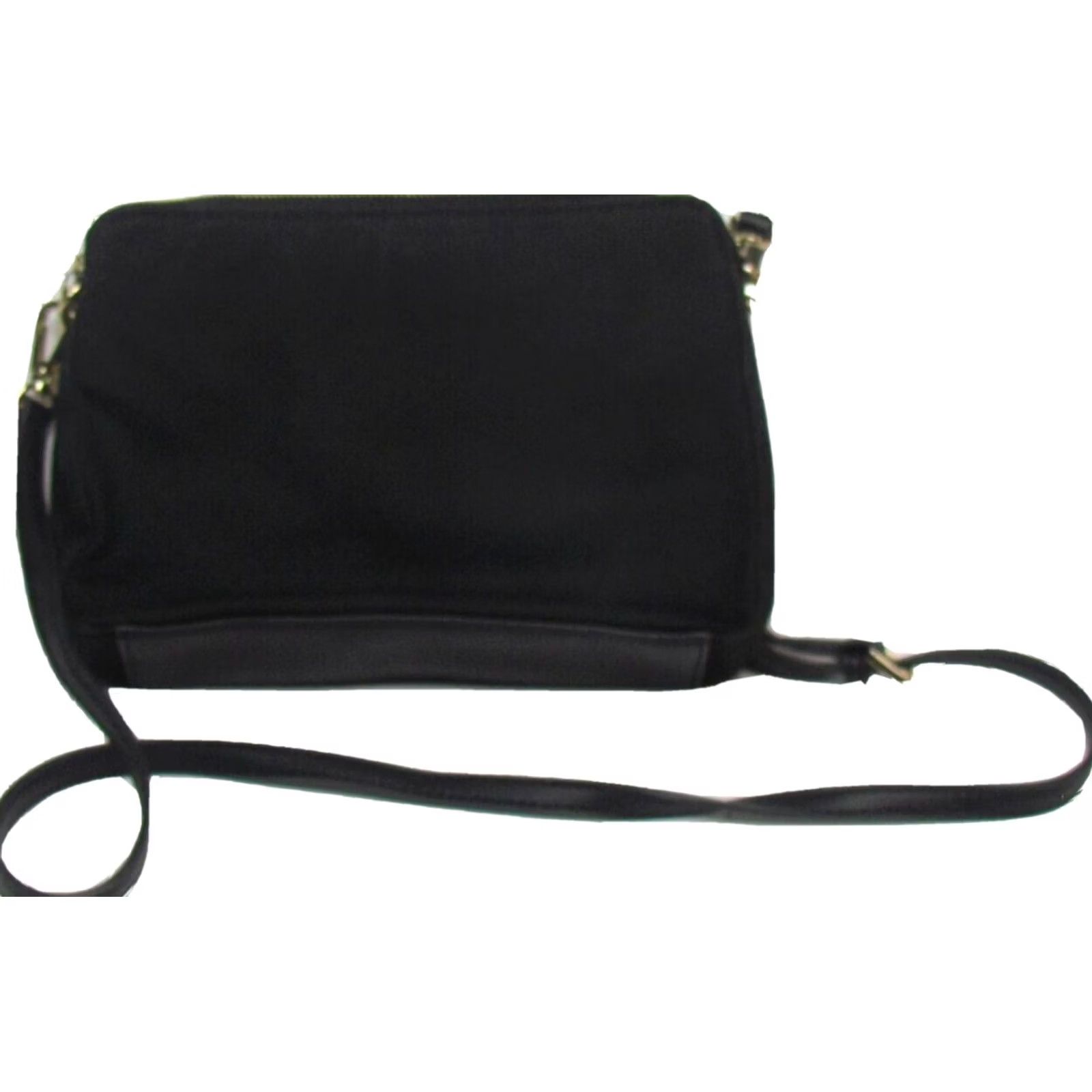 Tommy Hilfiger Tommy Hilfiger Crossbody Bag Purse Black Brown Bag Solid Logo Vintage No Size ONE SIZE - 2 Thumbnail