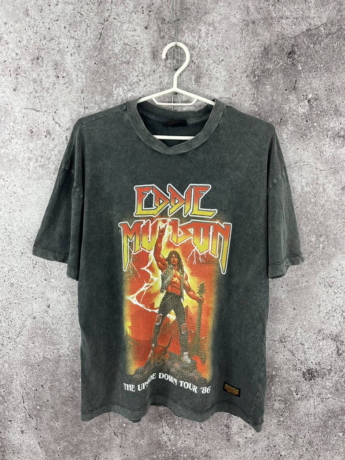Band Tees Eddie Munson The Upside Down Tour ‘86 T-Shirt Size S Size US S / EU 44-46 / 1 - 1 Thumbnail