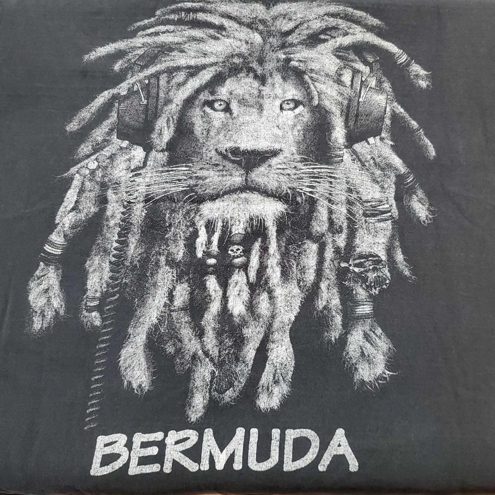 Vintage VINTAGE Hot Eagle T-Shirt Double-Sided Rasta Lion Black Large L 90s Y2K Men Shirt Size US L / EU 52-54 / 3 - 5 Thumbnail