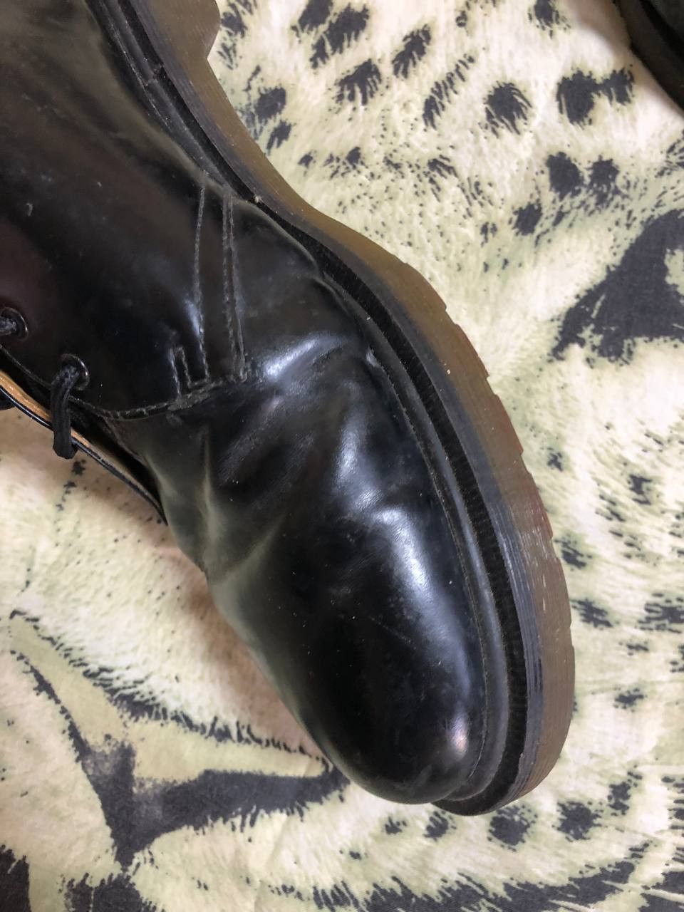 Dr. Martens Dr Martens Black Leather Derby Lace Up Work Smart Shoes Size US 12 / EU 45 - 14 Thumbnail