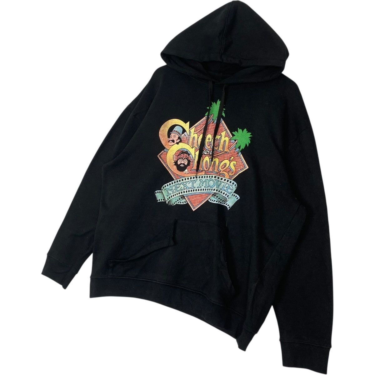 Other Vintage Cheech And Chong Hoodie Sweater Black Made In India Size US L / EU 52-54 / 3 - 2 Thumbnail