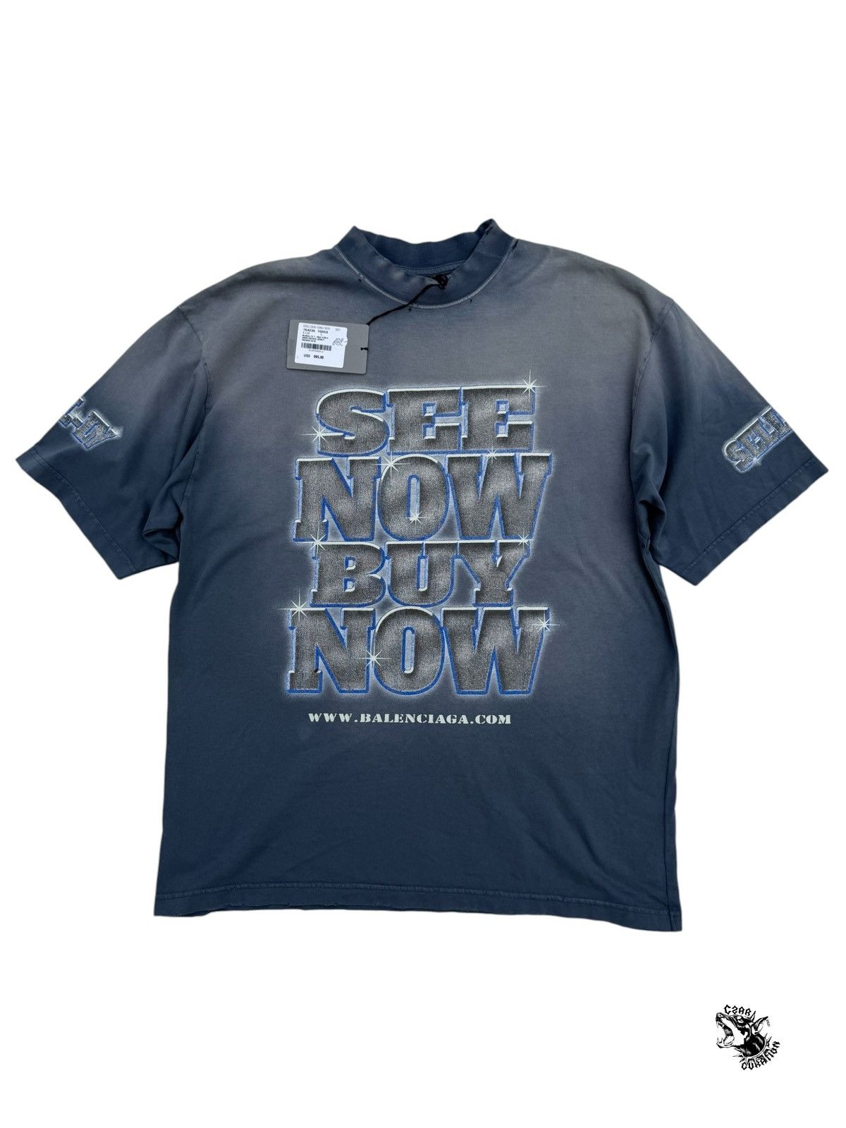 Balenciaga Confirmed order- Balenciaga see now buy now T-shirt