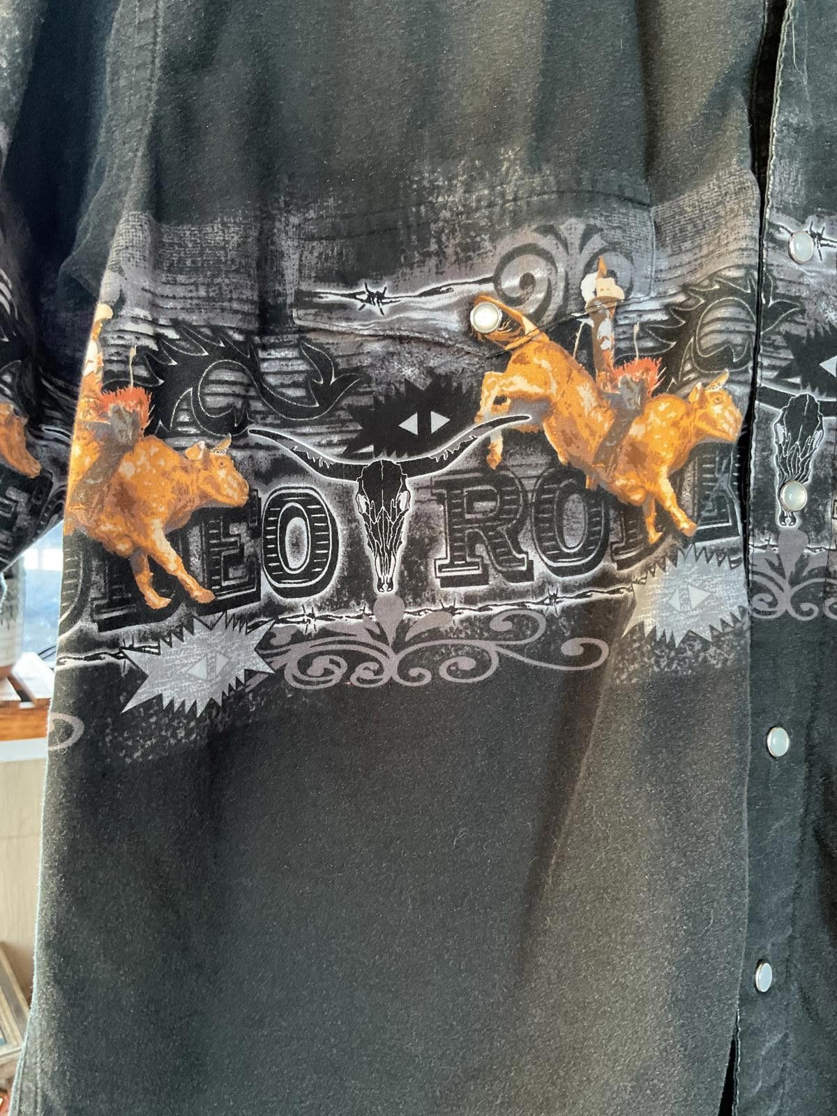 Panhandle Slim Vintage 90s Panhandle Slim Rodeo Border Western Shirt XL Size US XL / EU 56 / 4 - 2 Thumbnail