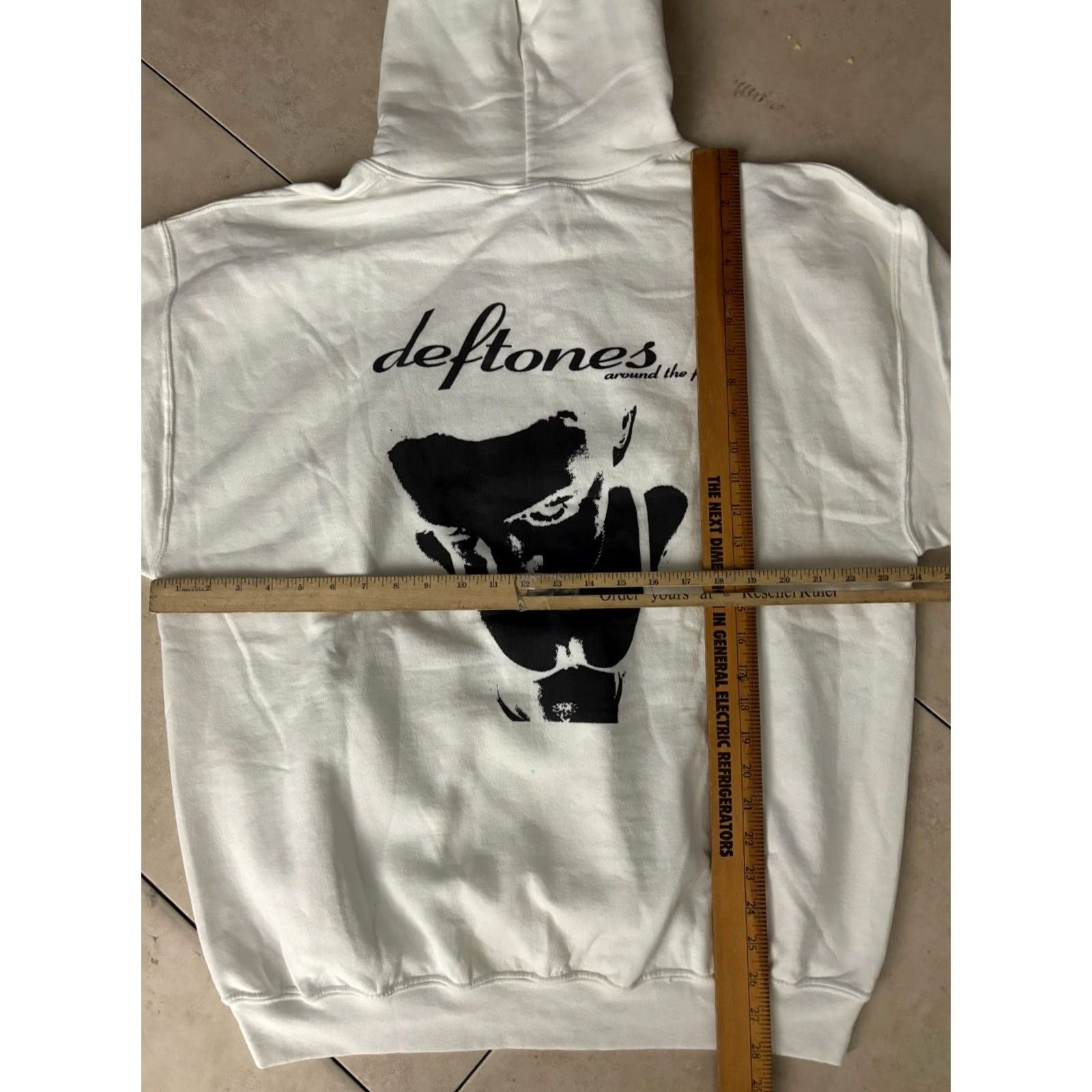 Gildan Gildan Hoodie Pullover 90s Grunge Music White XL Mens Printed Logo Graphic 2533 Size US S / EU 44-46 / 1 - 7 Thumbnail