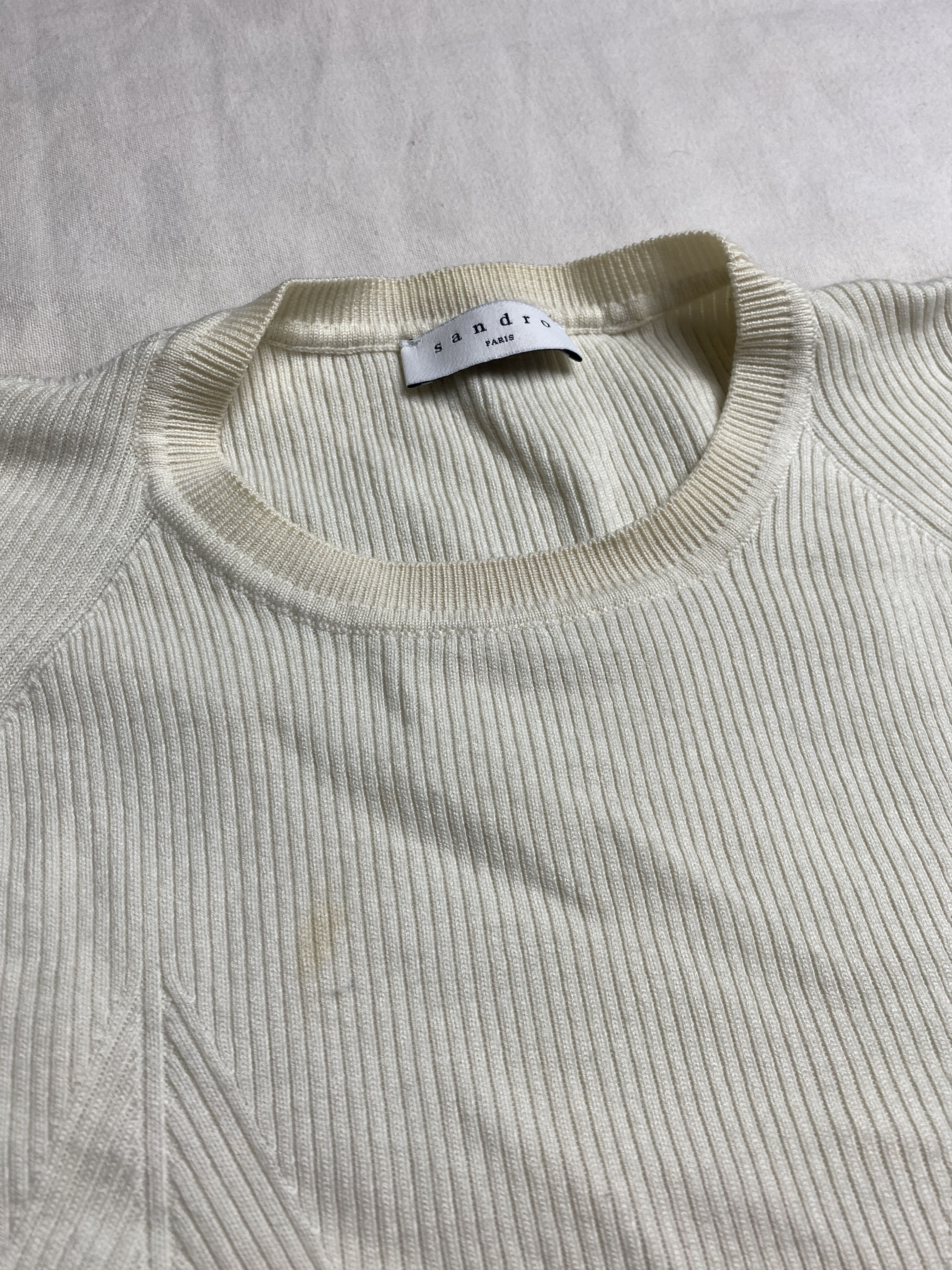 Sandro Sandro ribbed sweater light knitwear Size M / US 6-8 / IT 42-44 - 7 Thumbnail